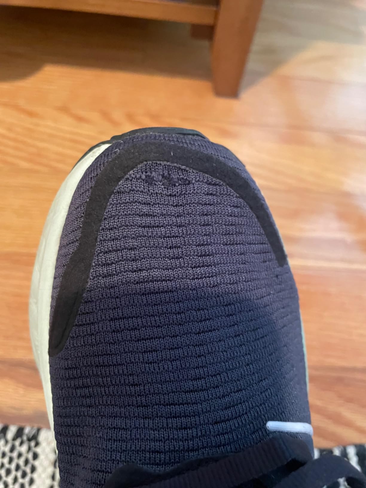 Product detail showing the Fresh Foam X branding and midsole technology construction