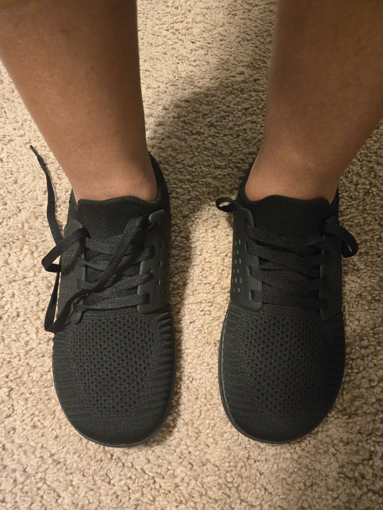 Customer testimonial photo showing WHITIN shoes being worn in various daily activities