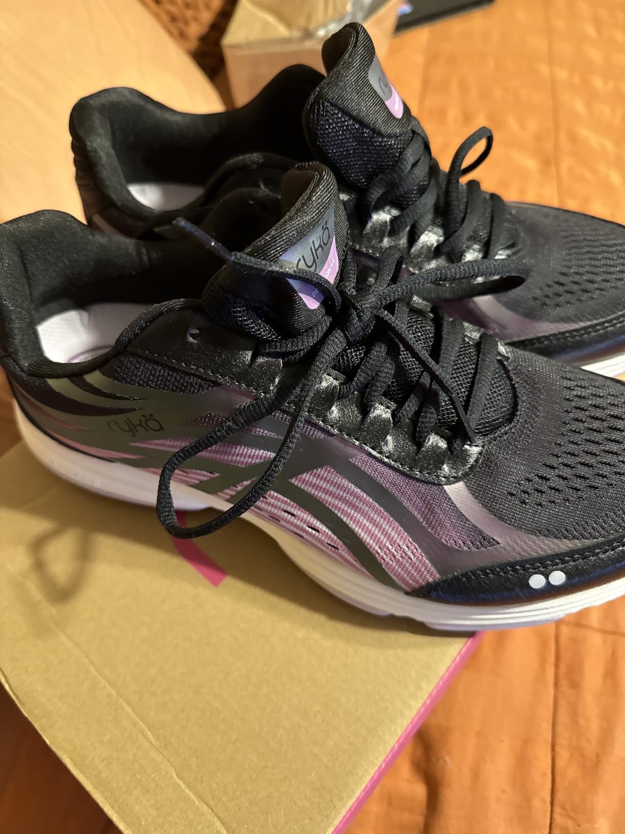 Ryka Devotion Plus 3 shoes worn during actual walking showing real-world performance