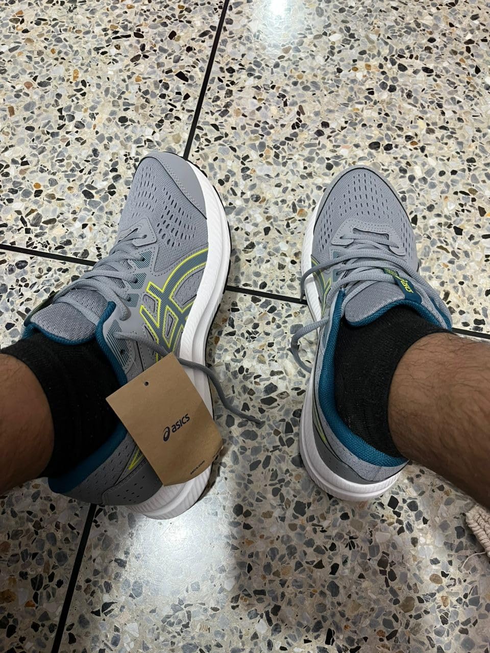 ASICS Gel-Contend 8 midsole and outsole showing GEL technology placement