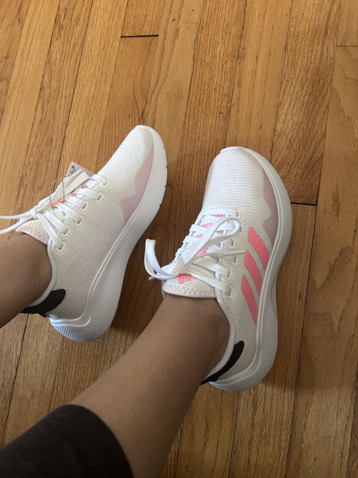 Adidas Puremotion worn in real-world setting showing durability after months of testing
