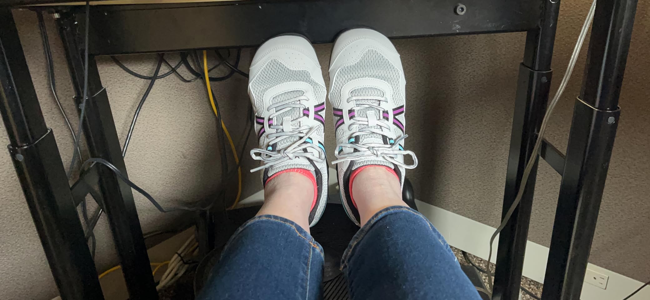 Final assessment photo of Xero Prio showing overall design and key features for women's barefoot athletic shoe