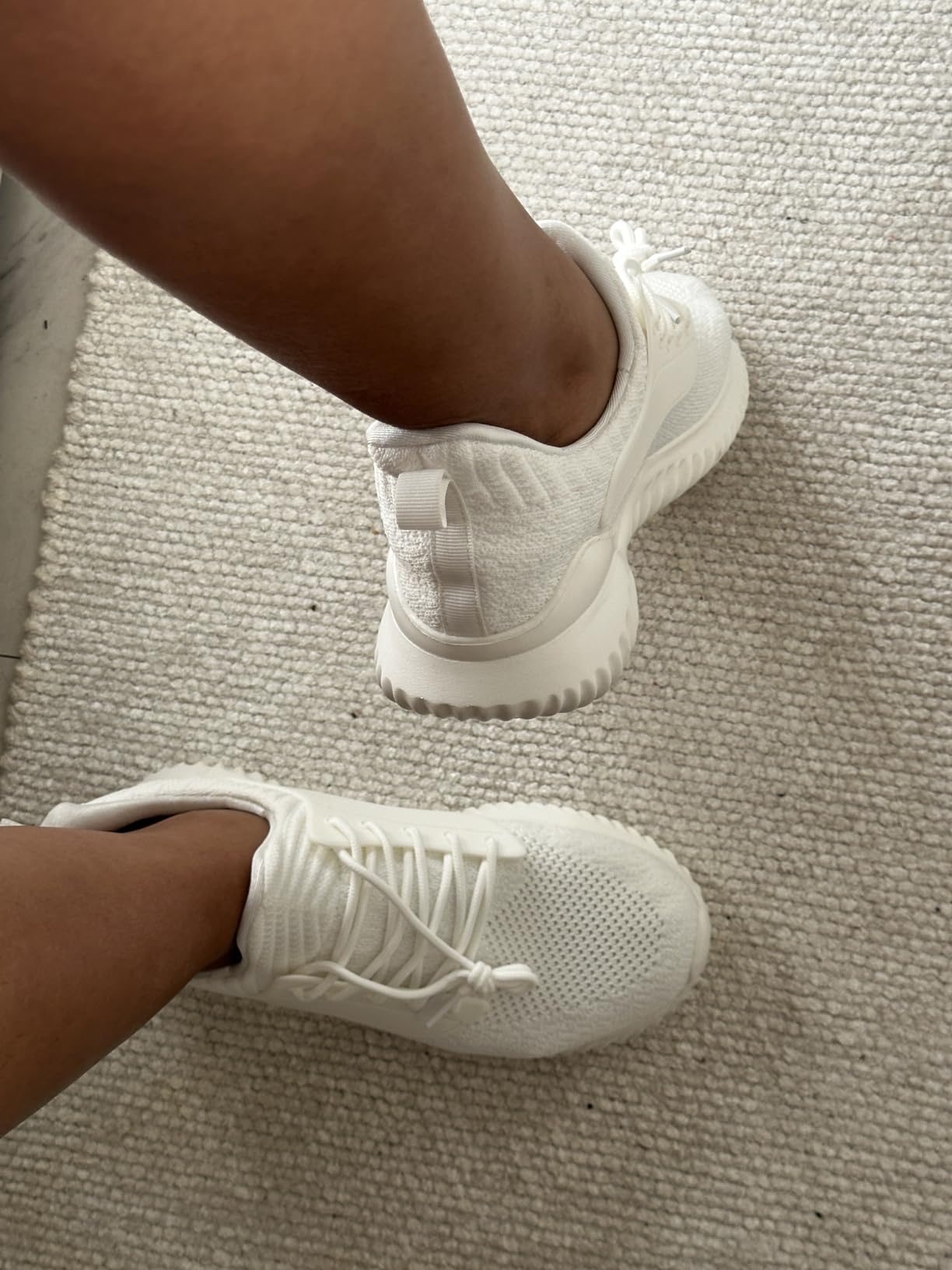 Women wearing shoes during daily activities showing versatility