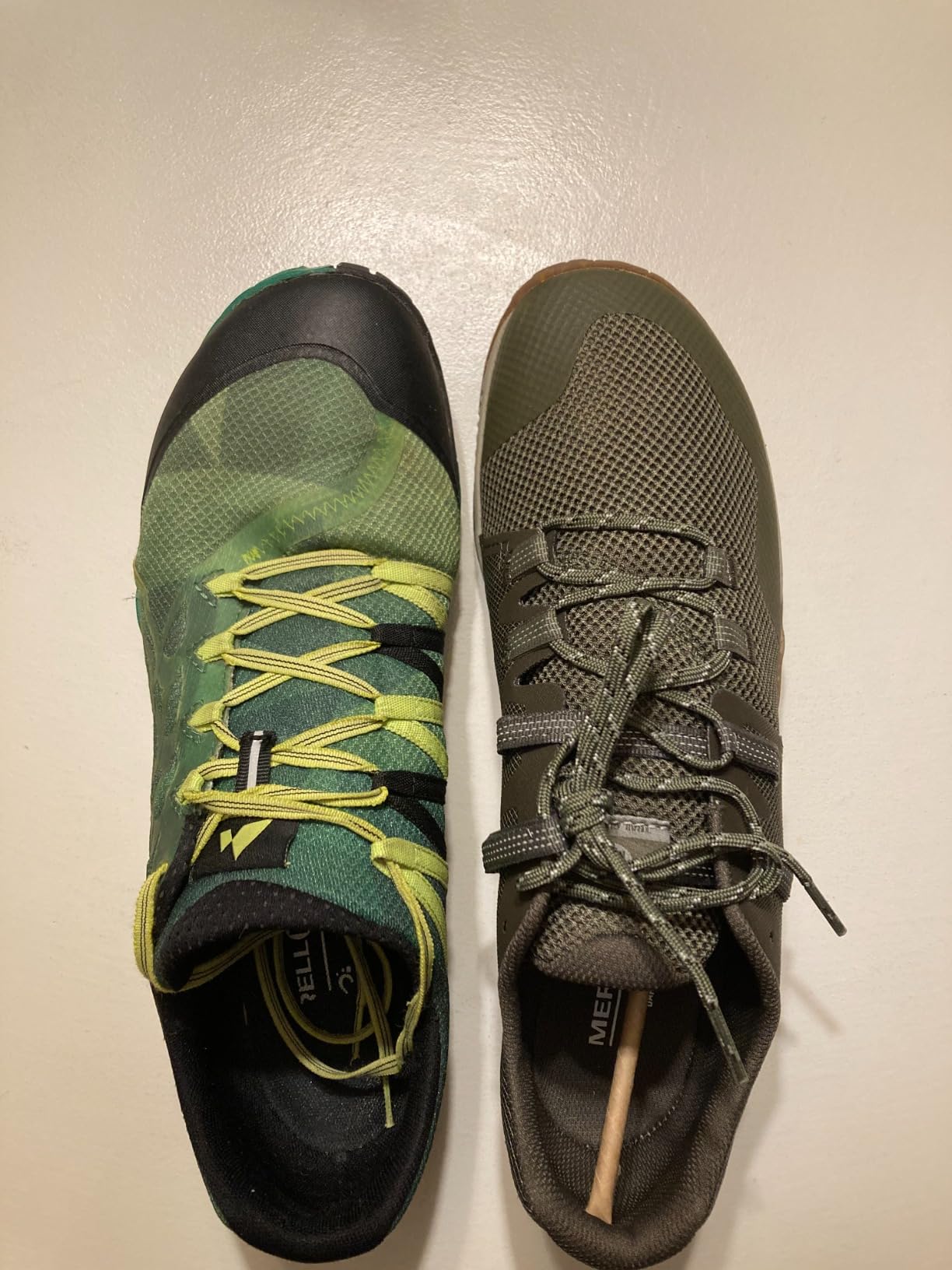 Trail Glove 6 in action showing performance on rocky trail terrain