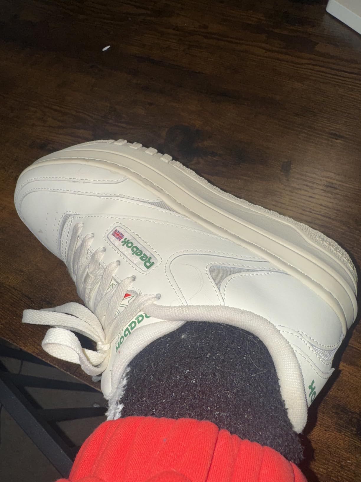 Final assessment view of Reebok Club C Extra showing overall design and construction quality