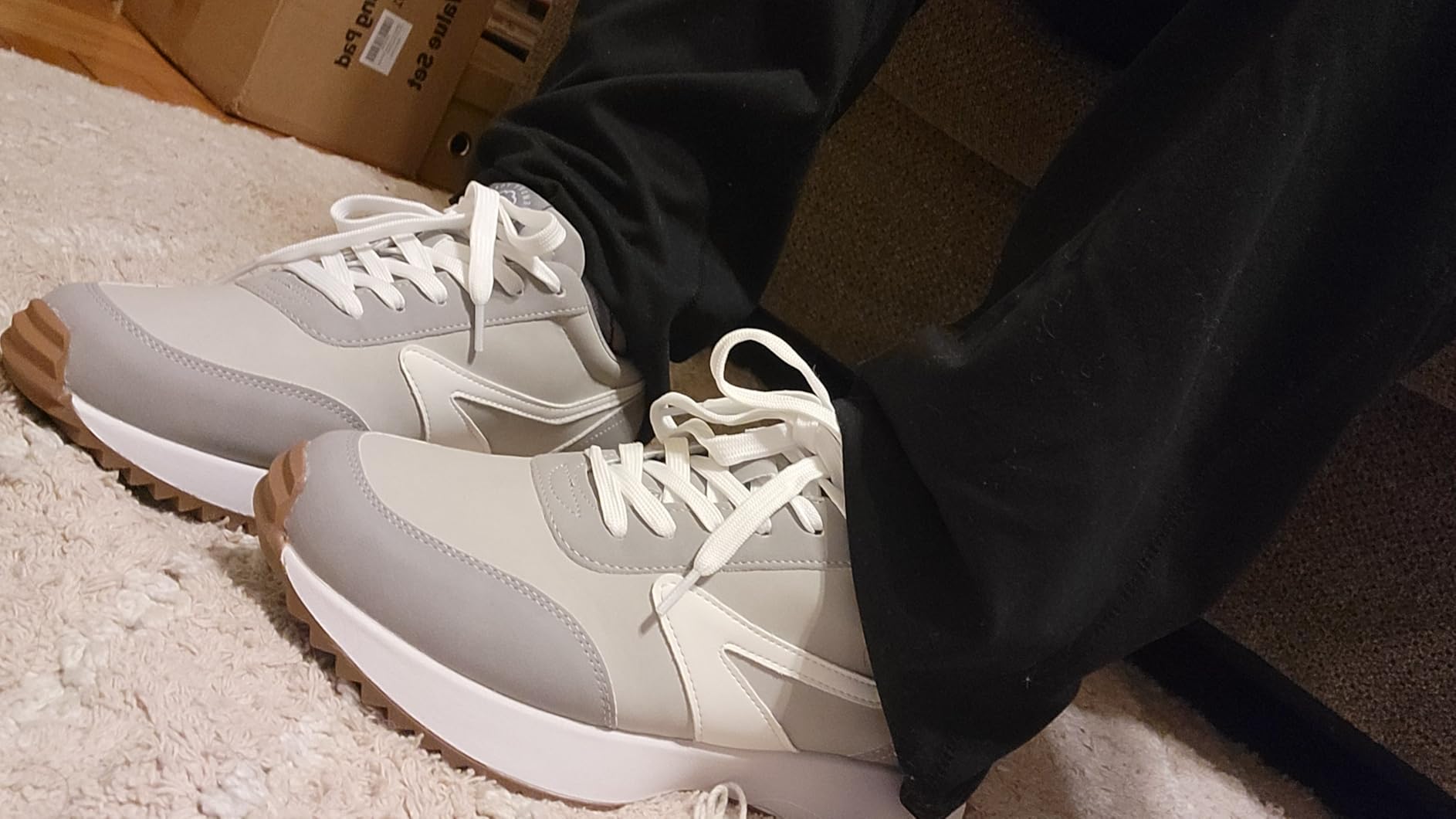 Project Cloud womens sneakers worn in outdoor setting showing versatility for different daily activities