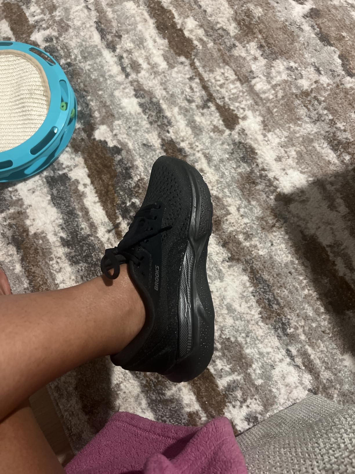 Brooks Adrenaline GTS 24 lifestyle shot showing real women wearing shoes during daily activities