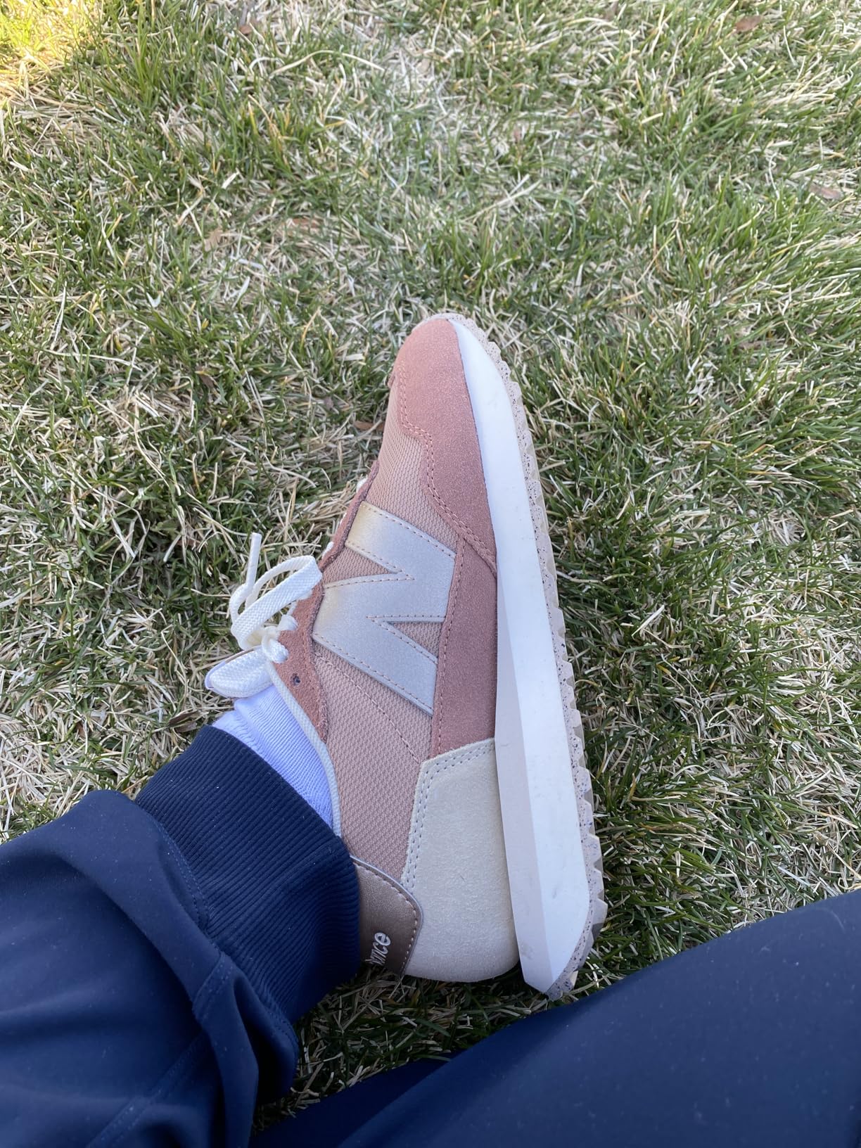 New Balance Women's 237 V1 lifestyle styling showing versatility with casual outfits