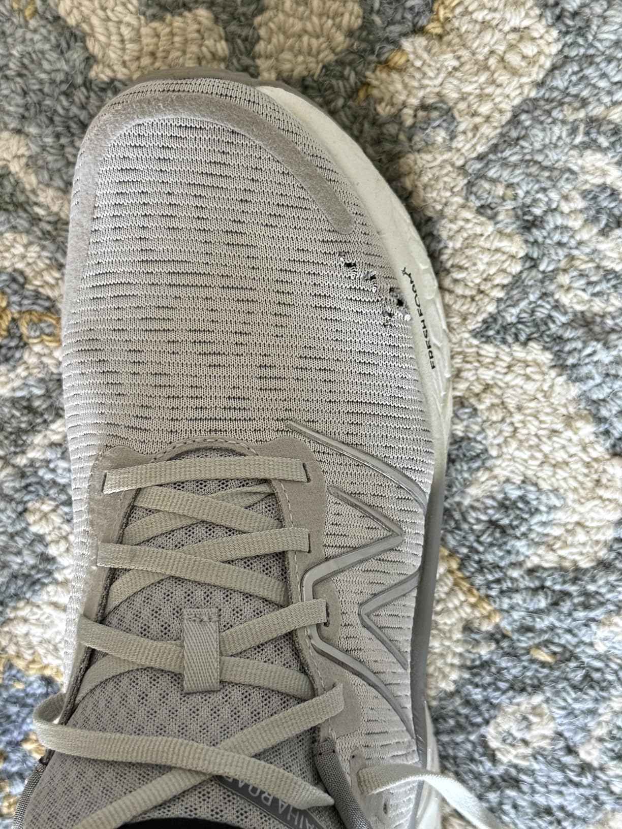 New Balance Kaiha showing wear patterns and durability issues after testing period