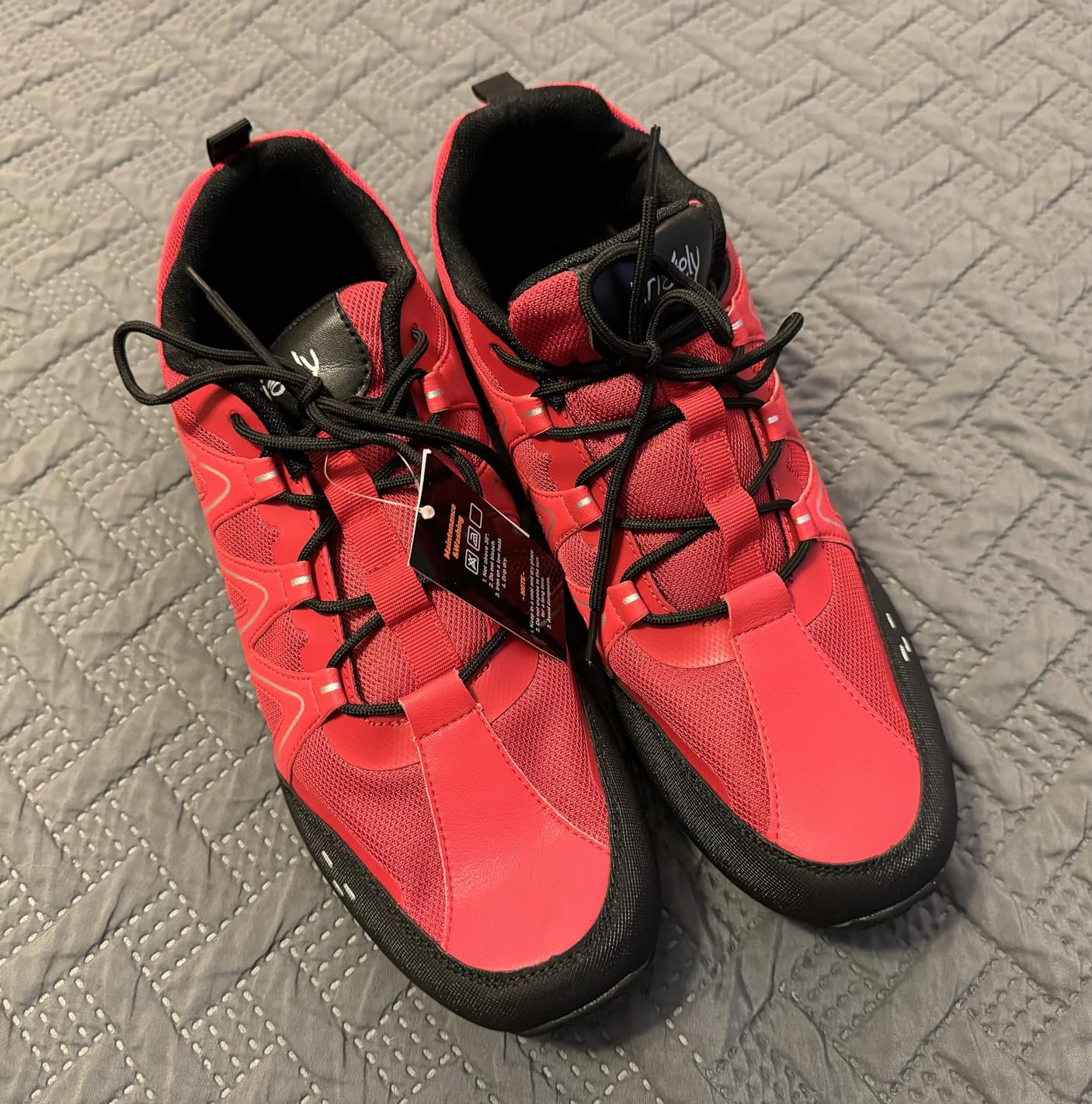 Final assessment of Kricely Men's Walking Shoes showing overall design and construction quality