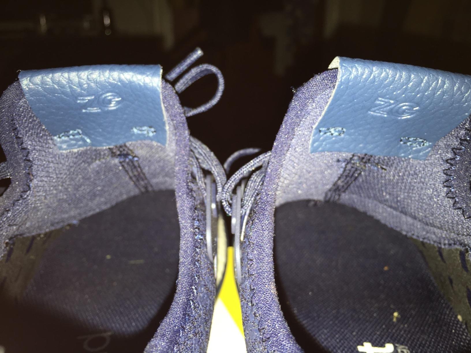 Adidas Pureboost ZG showing wear patterns after 8 weeks of testing