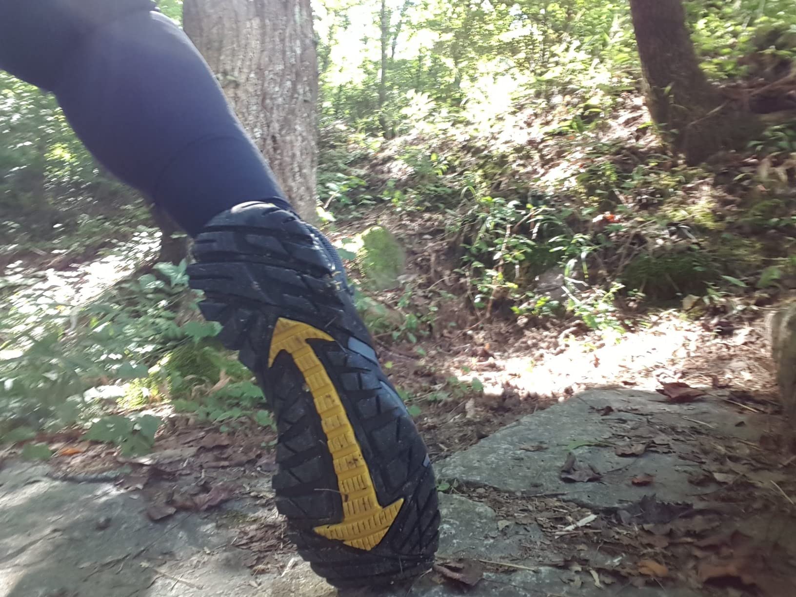 Full view of hiking shoes showing complete design and colorway options