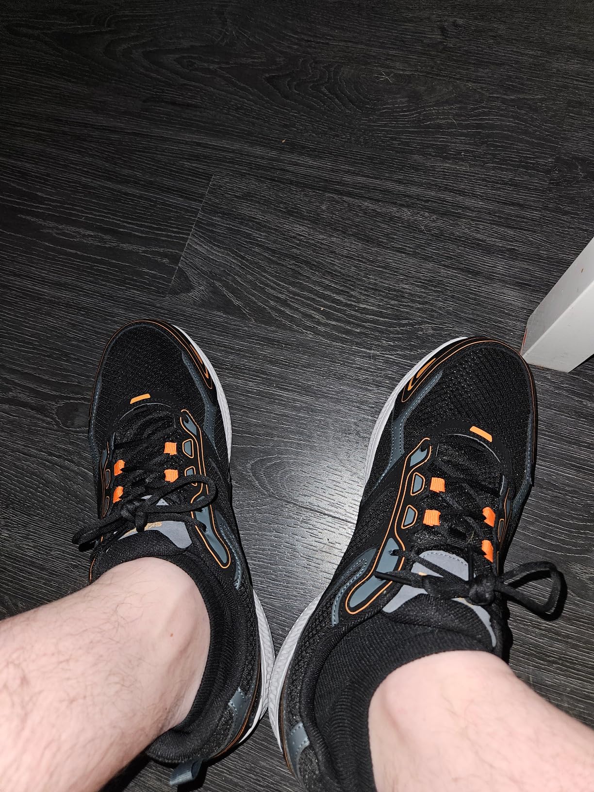 Skechers GoRun Consistent outsole showing tread pattern and wear areas after extended use