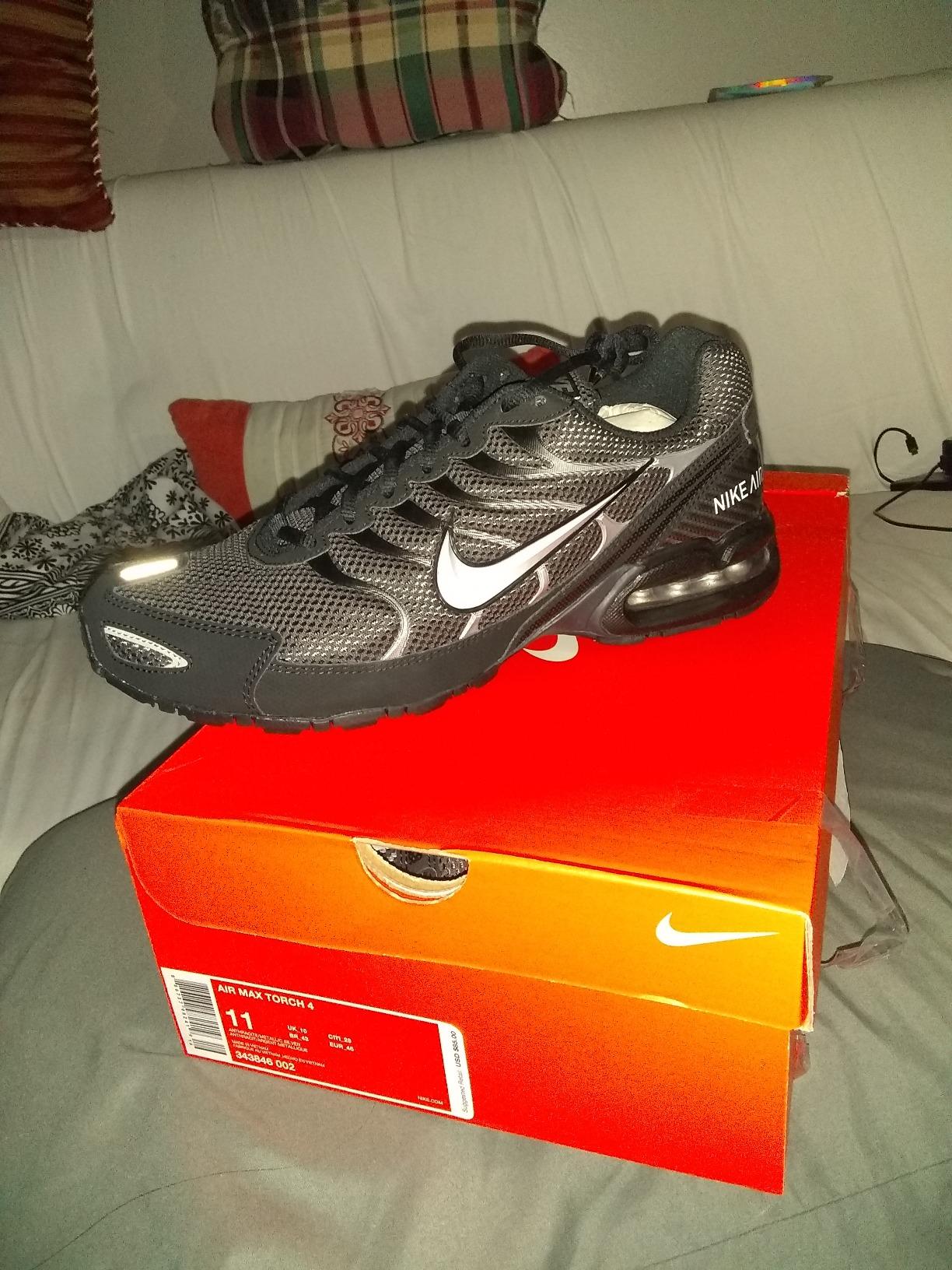 Nike Air Max Sequent 3 men's running shoes anthracite metallic silver colorway