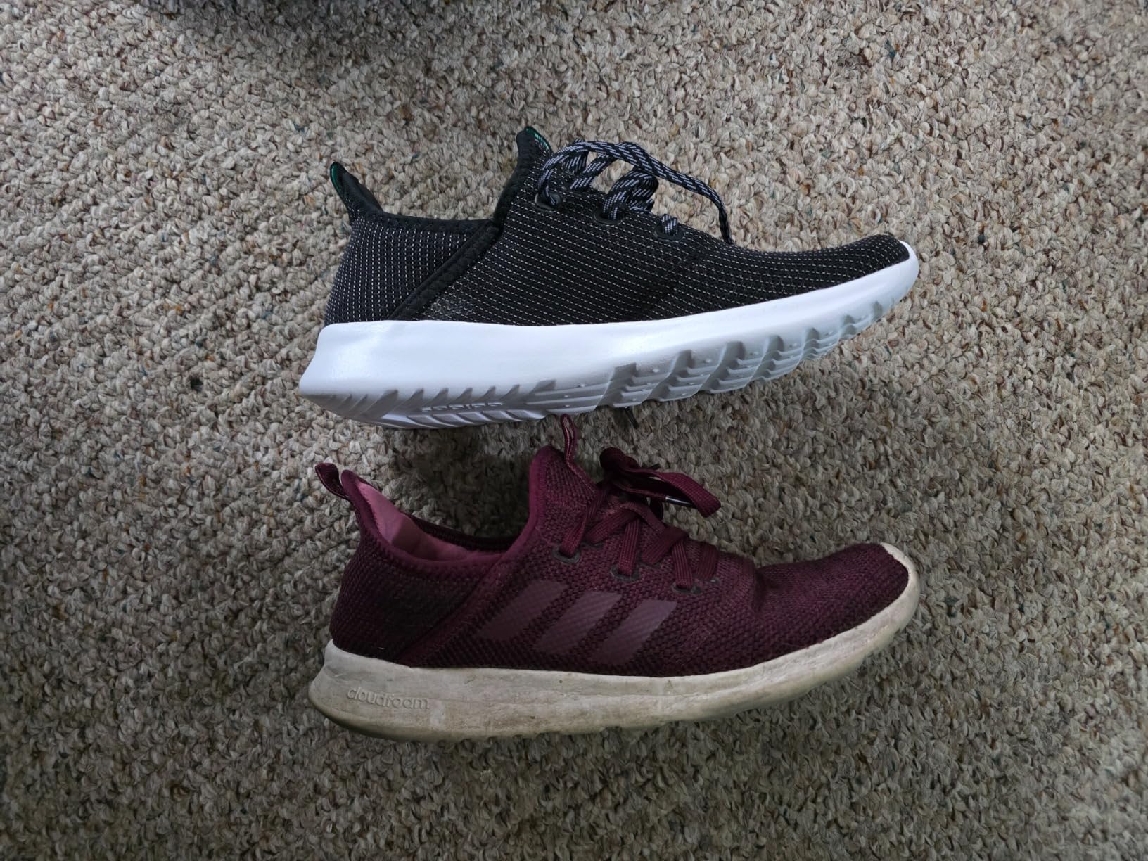 Adidas Cloudfoam Pure being worn during real-world activities showing durability and comfort
