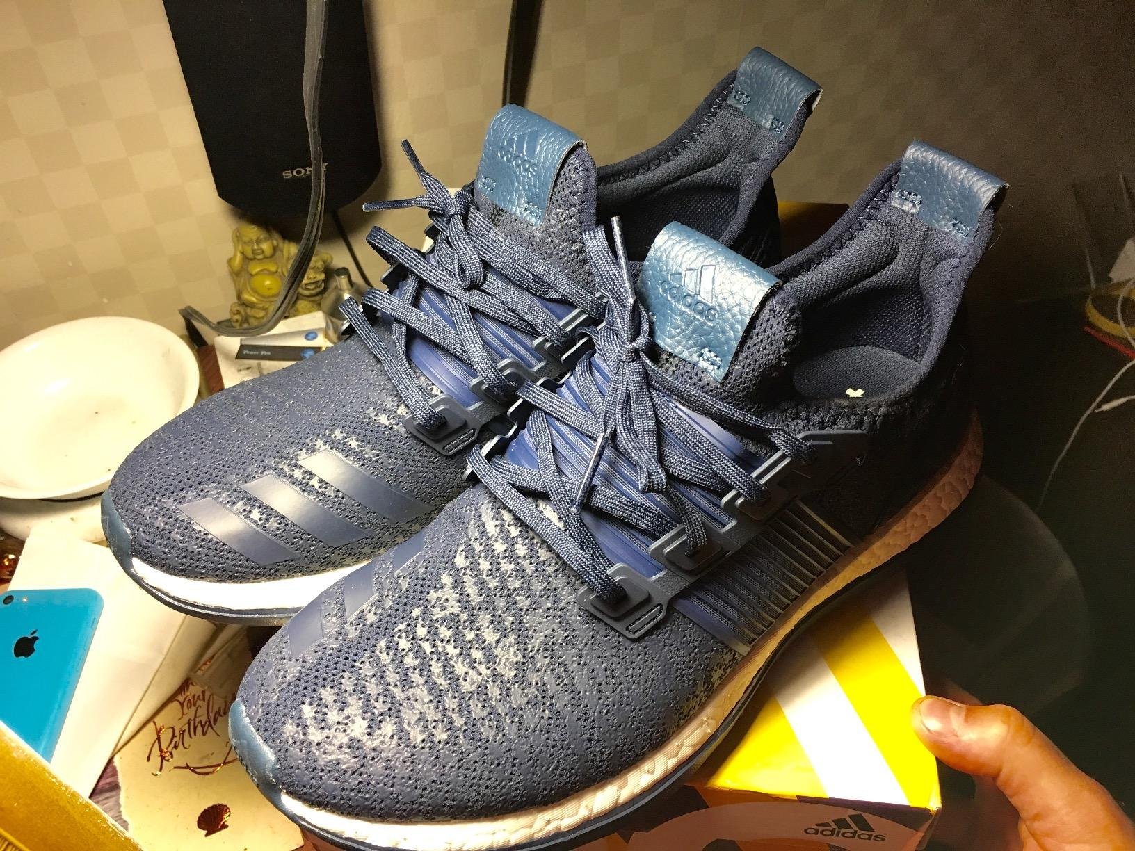 Adidas Pureboost ZG final product shot showing overall design and construction