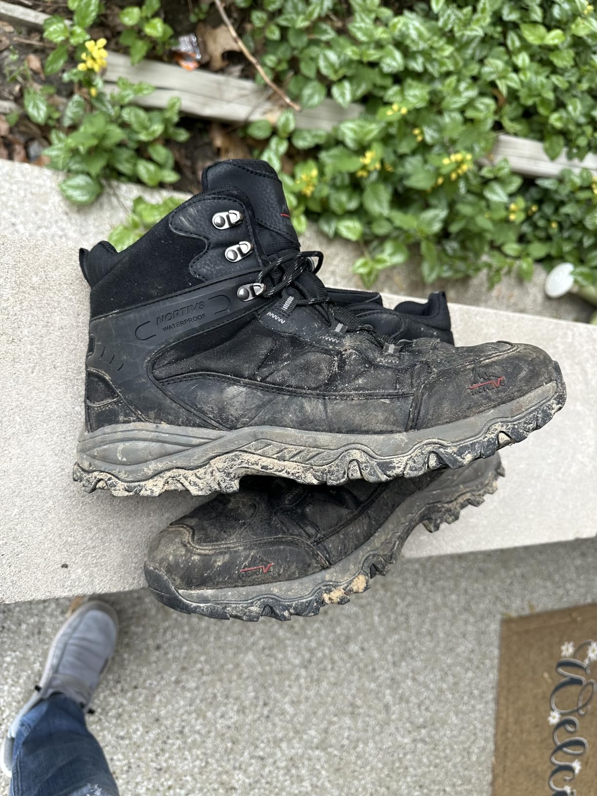 NORTIV 8 hiking boots comprehensive view showing overall design and construction quality