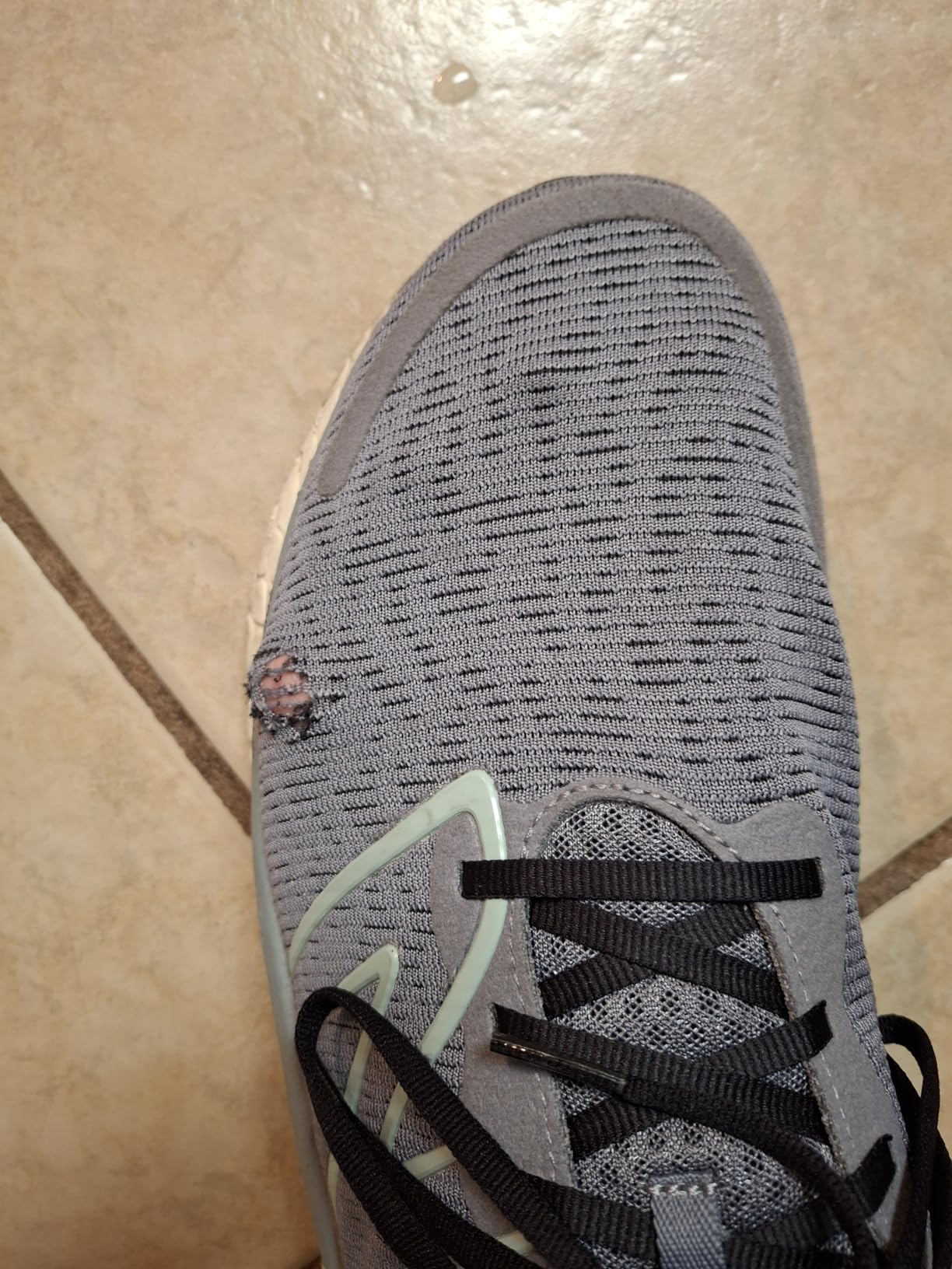 New Balance Kaiha side profile showing thick Fresh Foam X midsole stack height