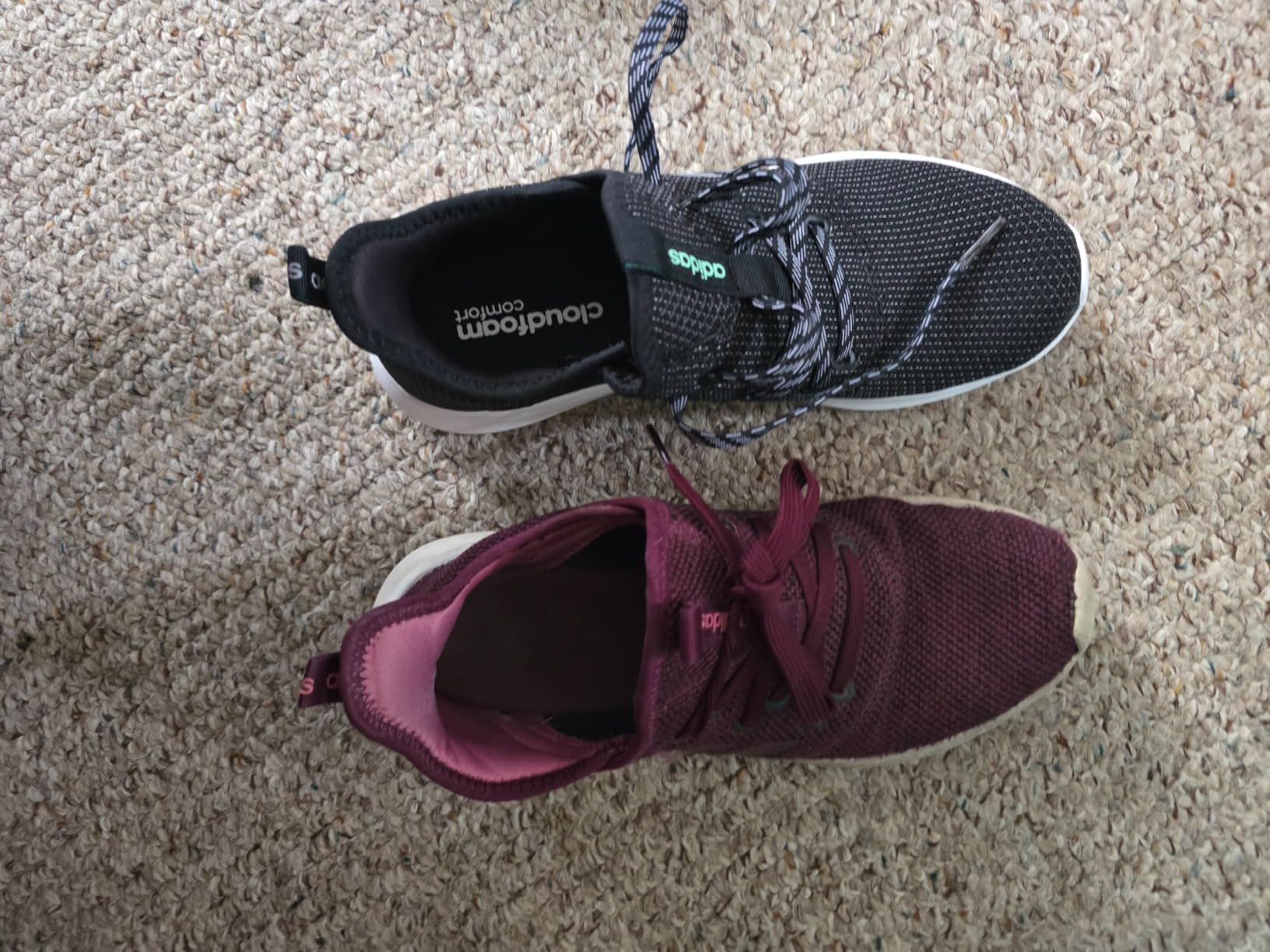 Adidas Cloudfoam Pure worn during various daily activities showing versatility and style