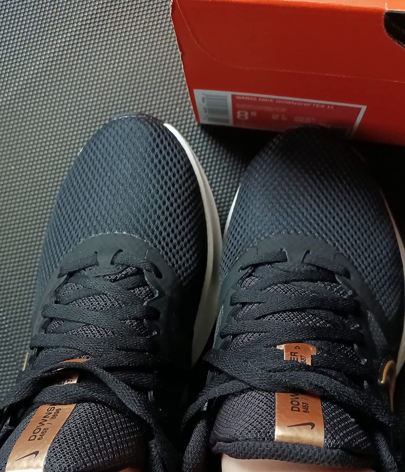 Nike Men's Stroke Running Shoe final assessment showing worn shoe after extensive testing