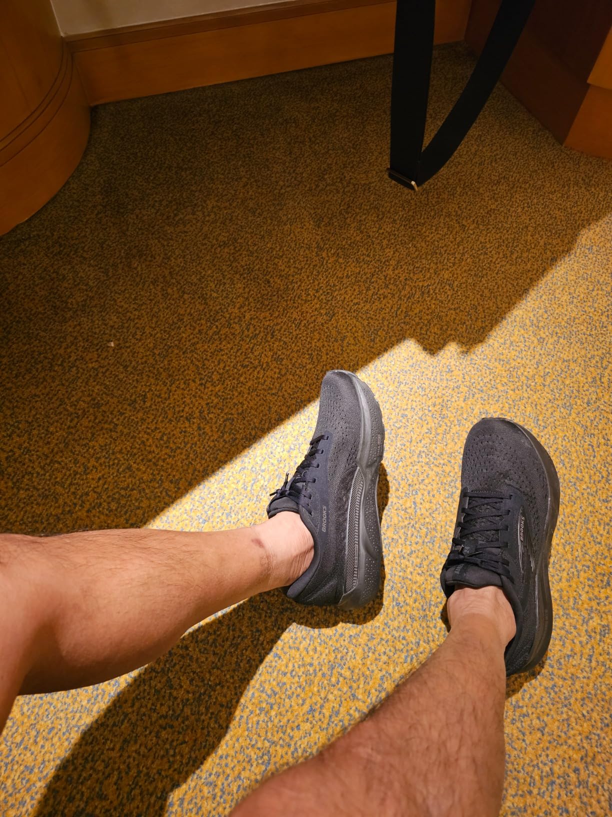 Brooks Adrenaline GTS 24 bottom view showing outsole design and wear patterns after extensive road testing