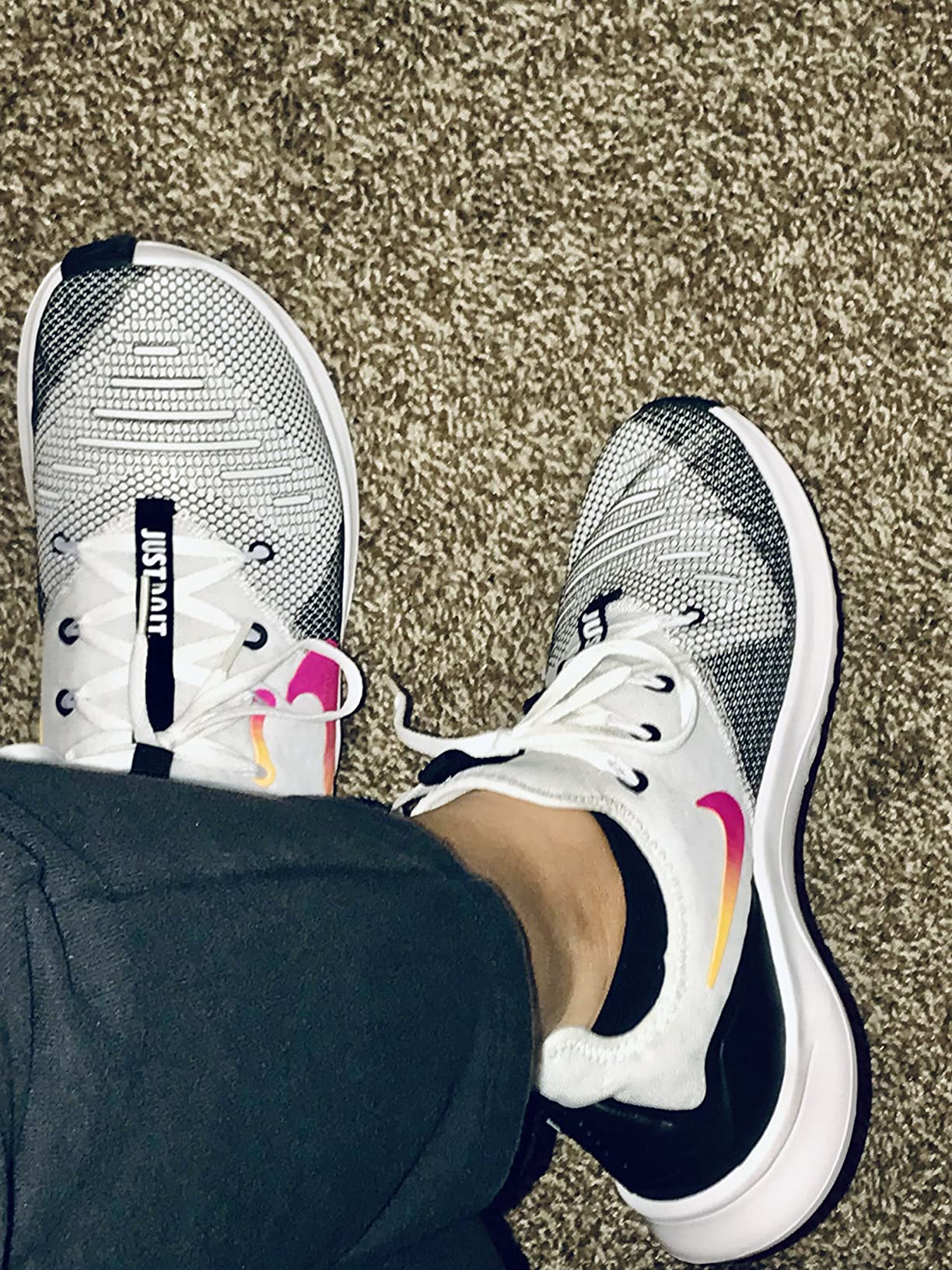 Community feedback showing Nike Women's training shoes in various real-world scenarios