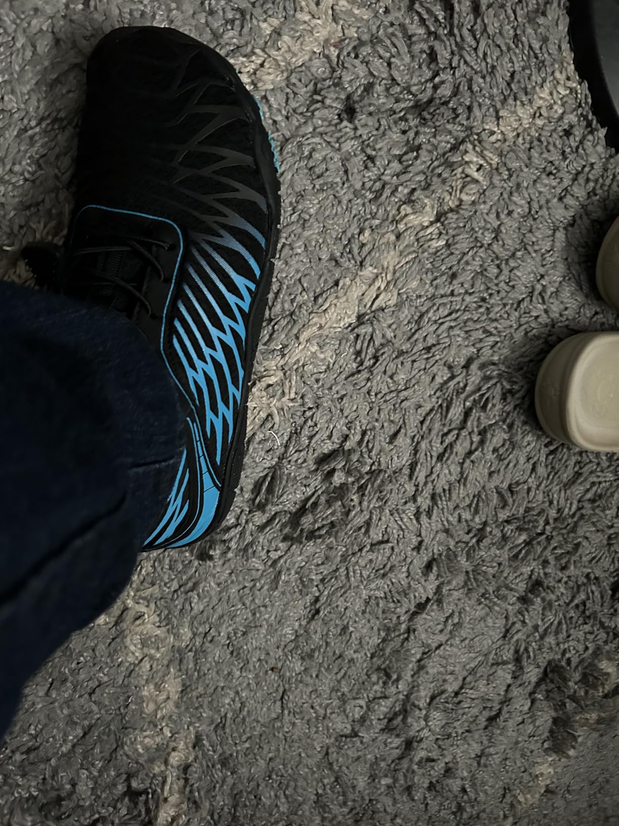 Final product showcase showing overall design and styling of barefoot shoes