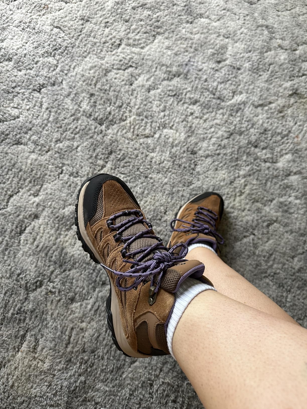 Columbia Crestwood waterproof testing showing boots in muddy, wet conditions