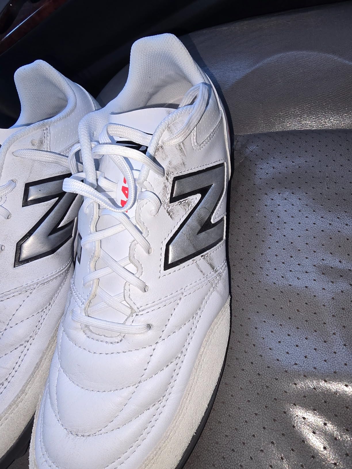 New Balance 442 V2 turf sole pattern showing rubber lugged outsole design