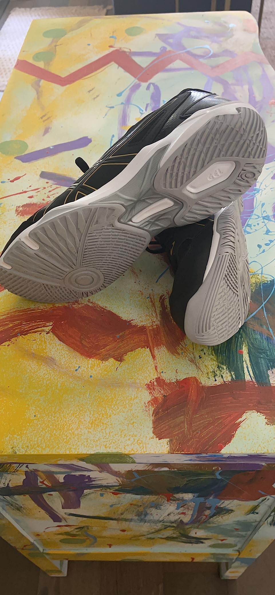 ASICS Gel-Rocket 10 fencing shoes showing versatility beyond traditional court sports applications