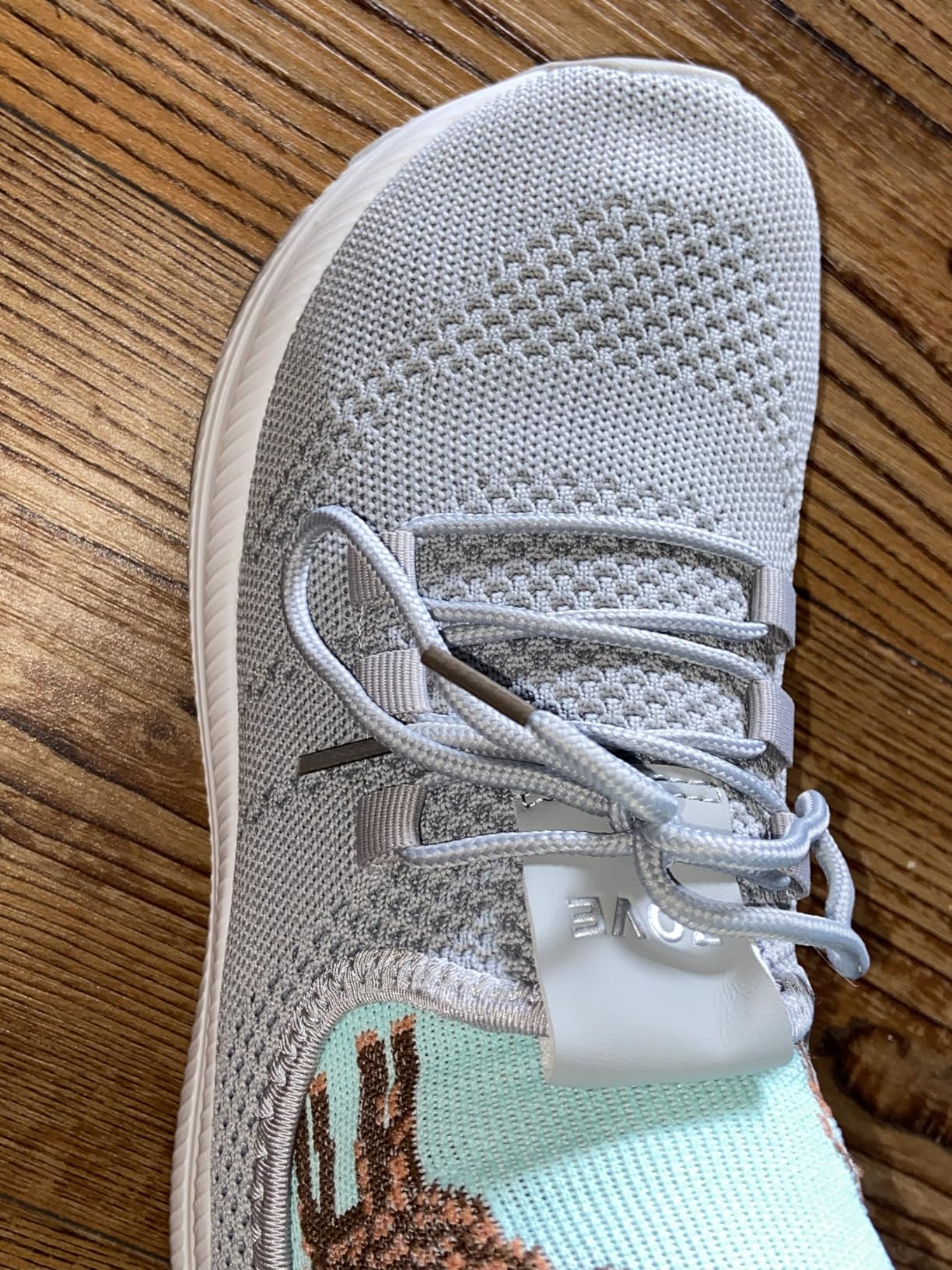 ZOVE shoes showing slip-resistant sole pattern and cushioning technology