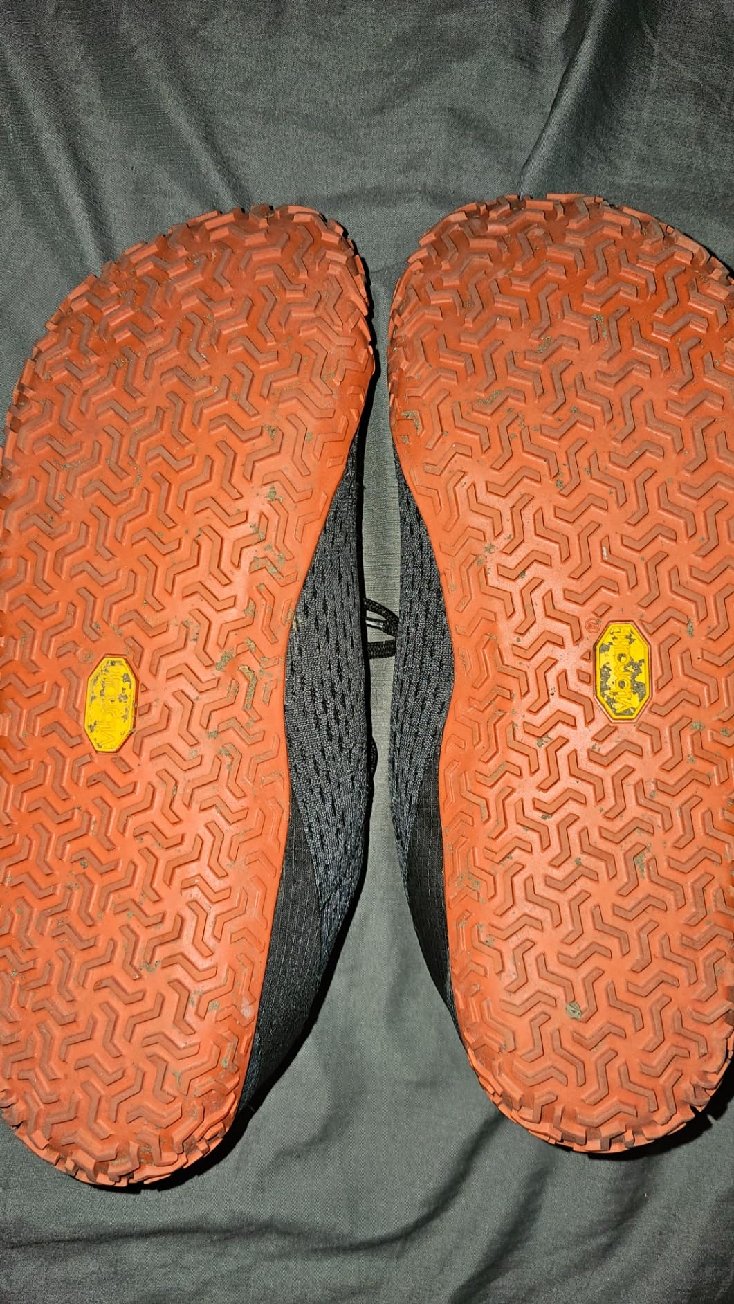 Merrell Vapor Glove 6 sole pattern showing Vibram EcoStep tread design