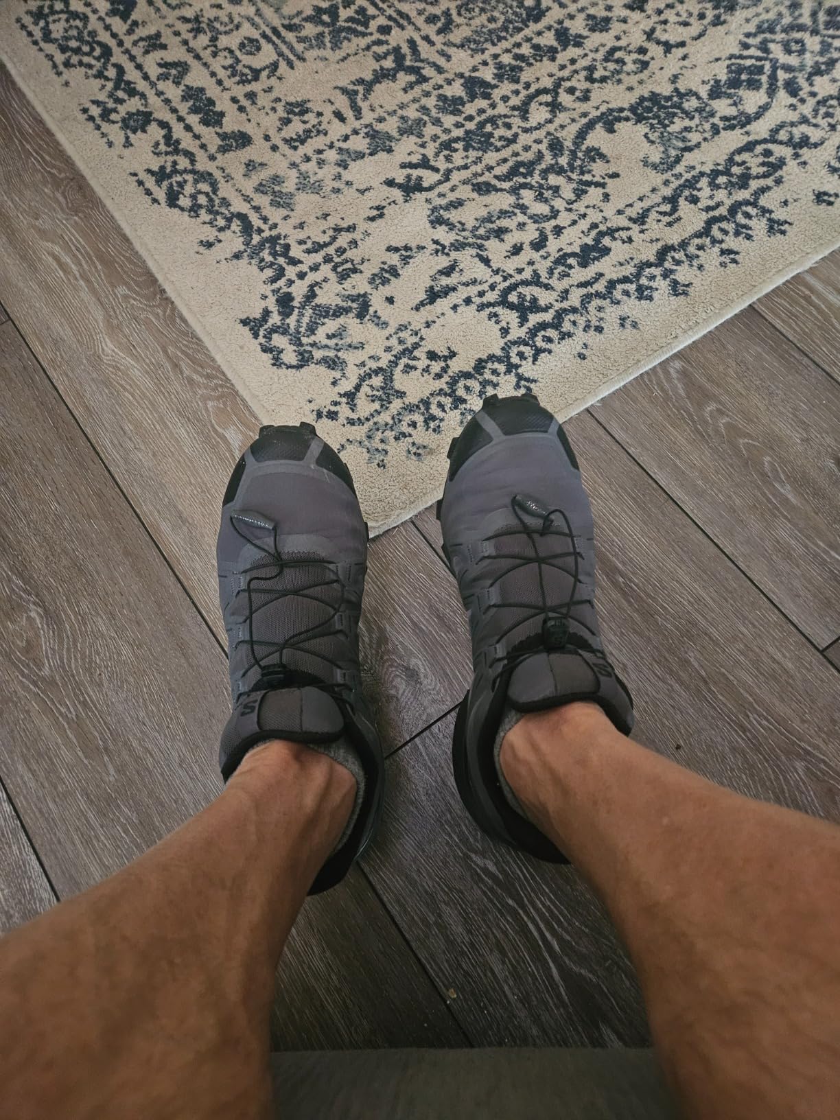 Salomon Speedcross technical features showing grip pattern and upper construction
