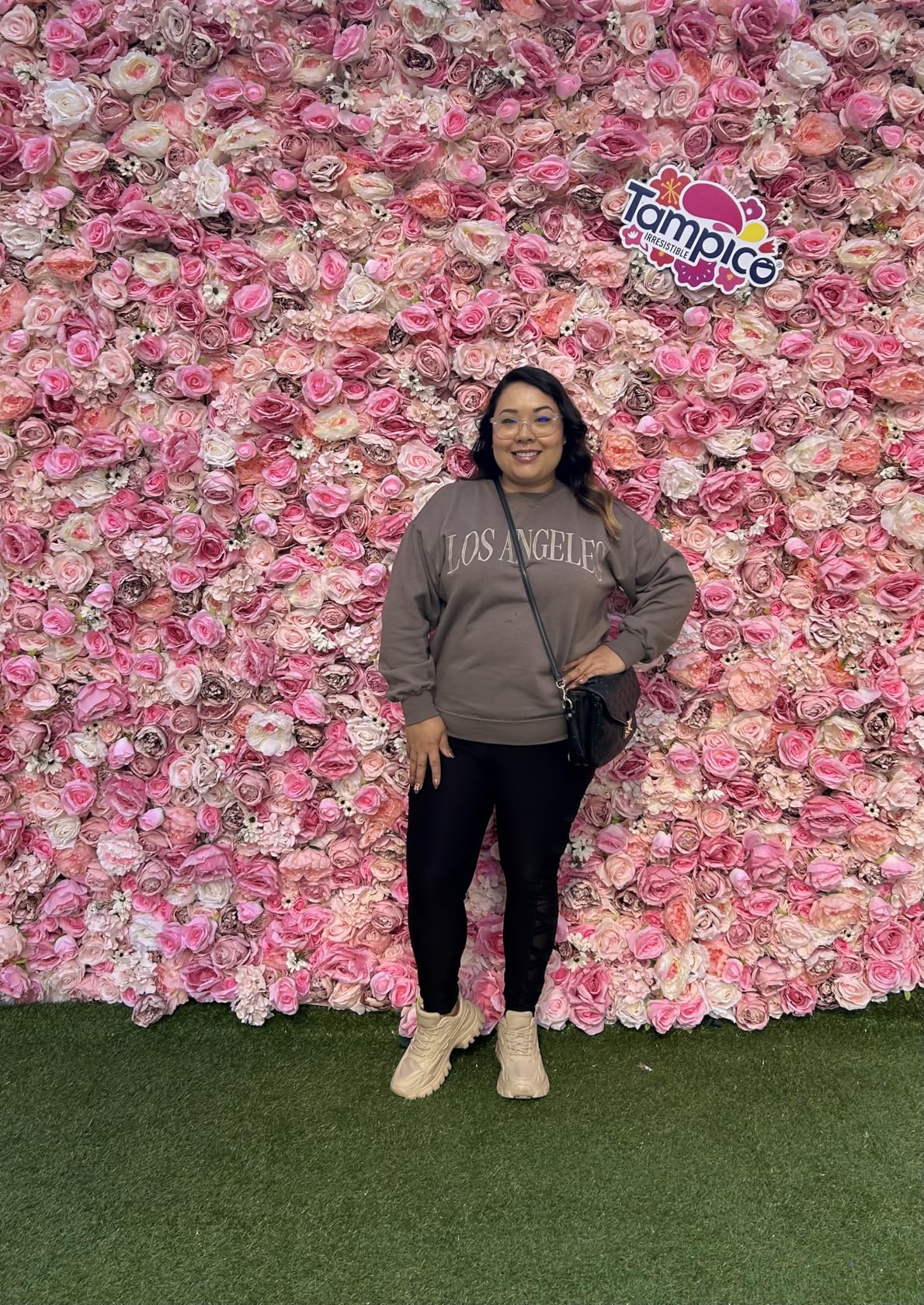 Lifestyle photo showing DREAM PAIRS sneakers worn with various outfit combinations