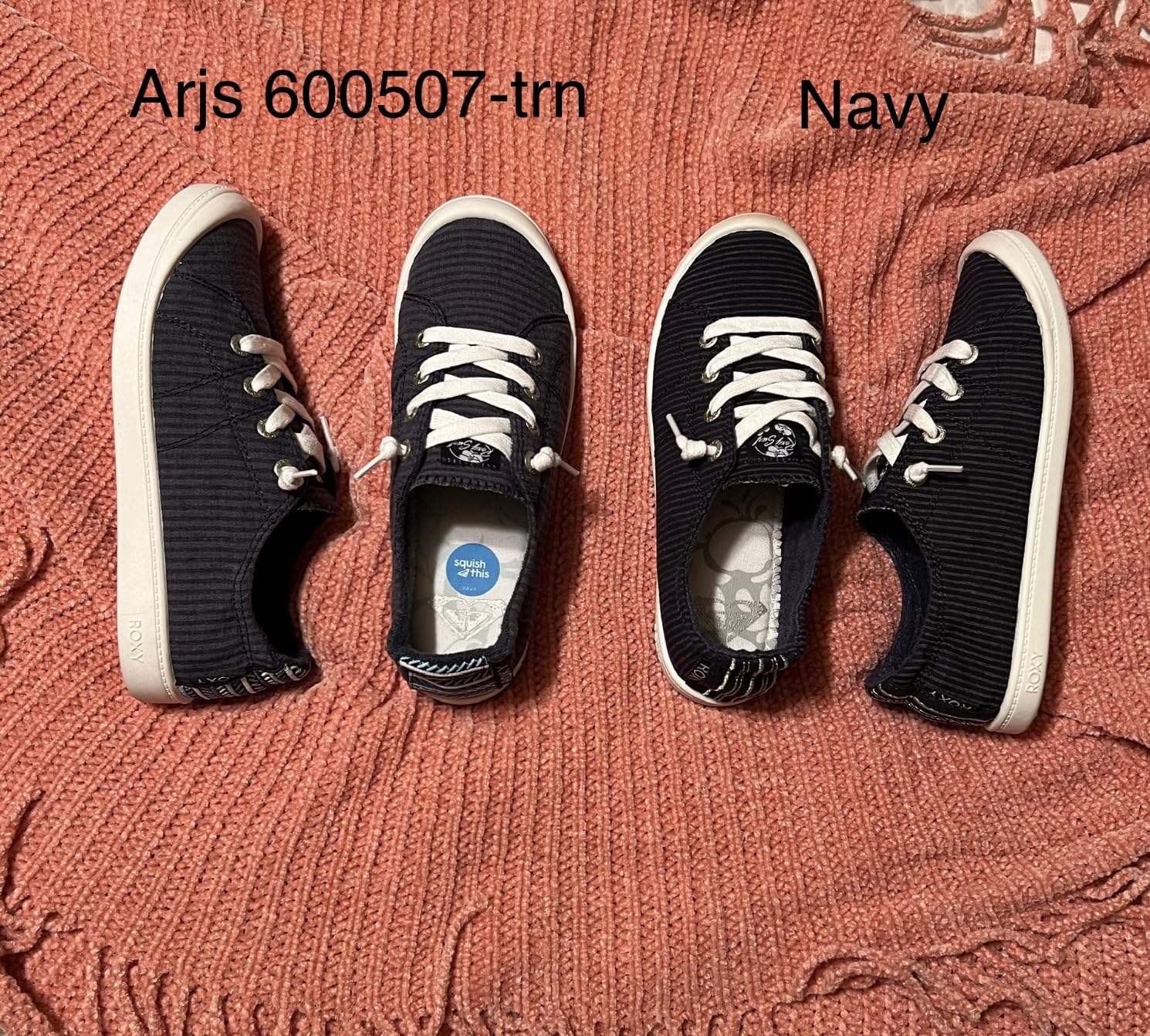 Roxy Rory sneakers worn casually showing how they look with everyday outfits
