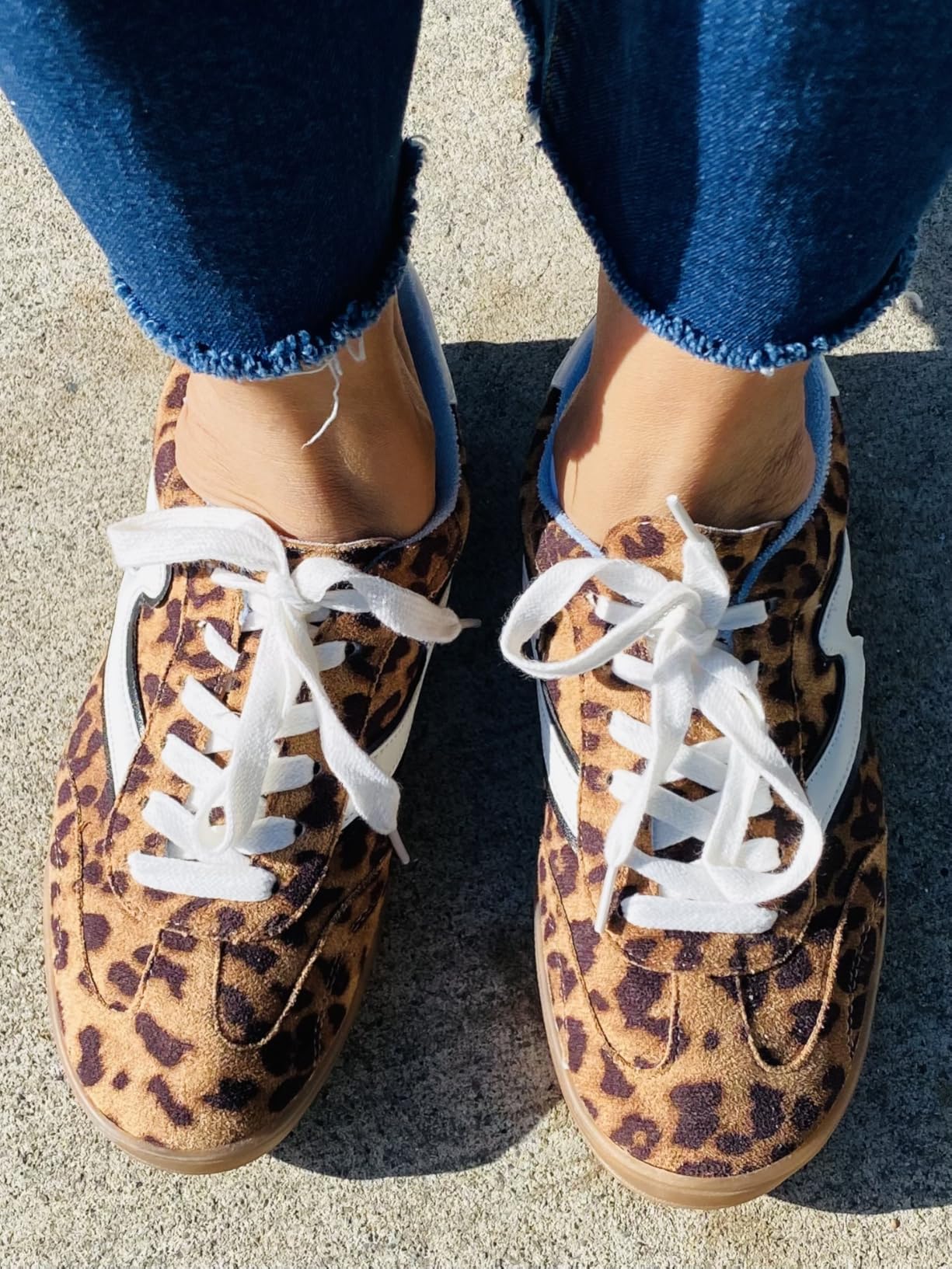 Madden Girl Giia sneakers worn in real-life setting showing versatility with casual outfit
