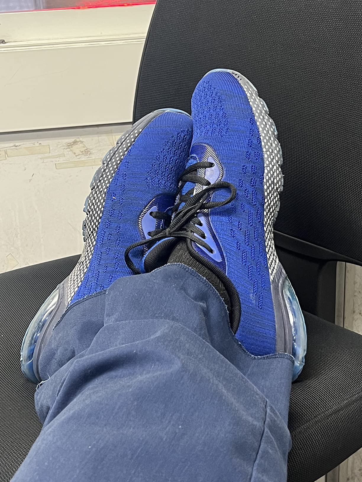 QAUPPE shoes after extended wear showing durability and color retention after one year of use