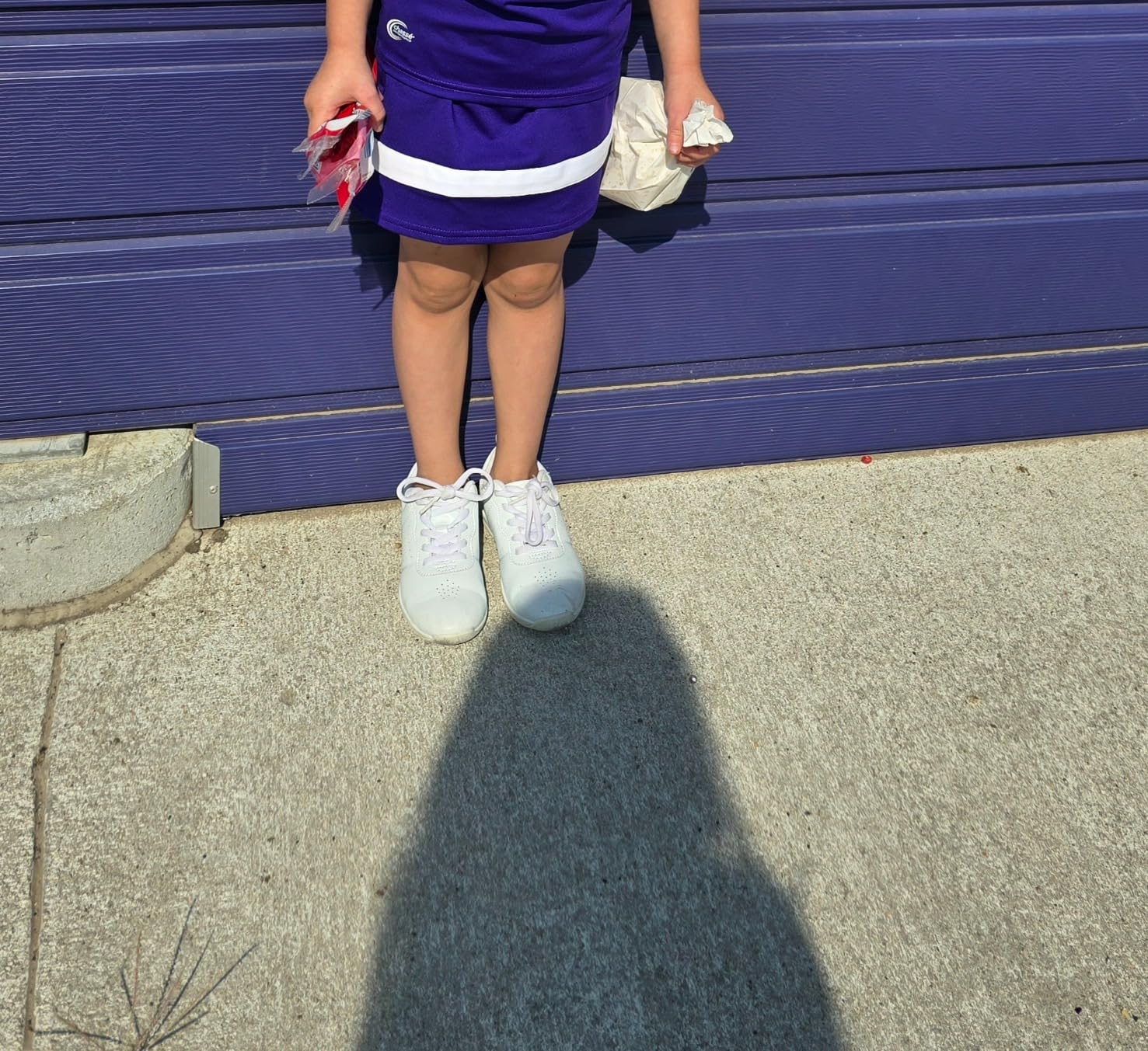 LANDHIKER cheer shoes white design showing youth girls cheerleading athletic footwear