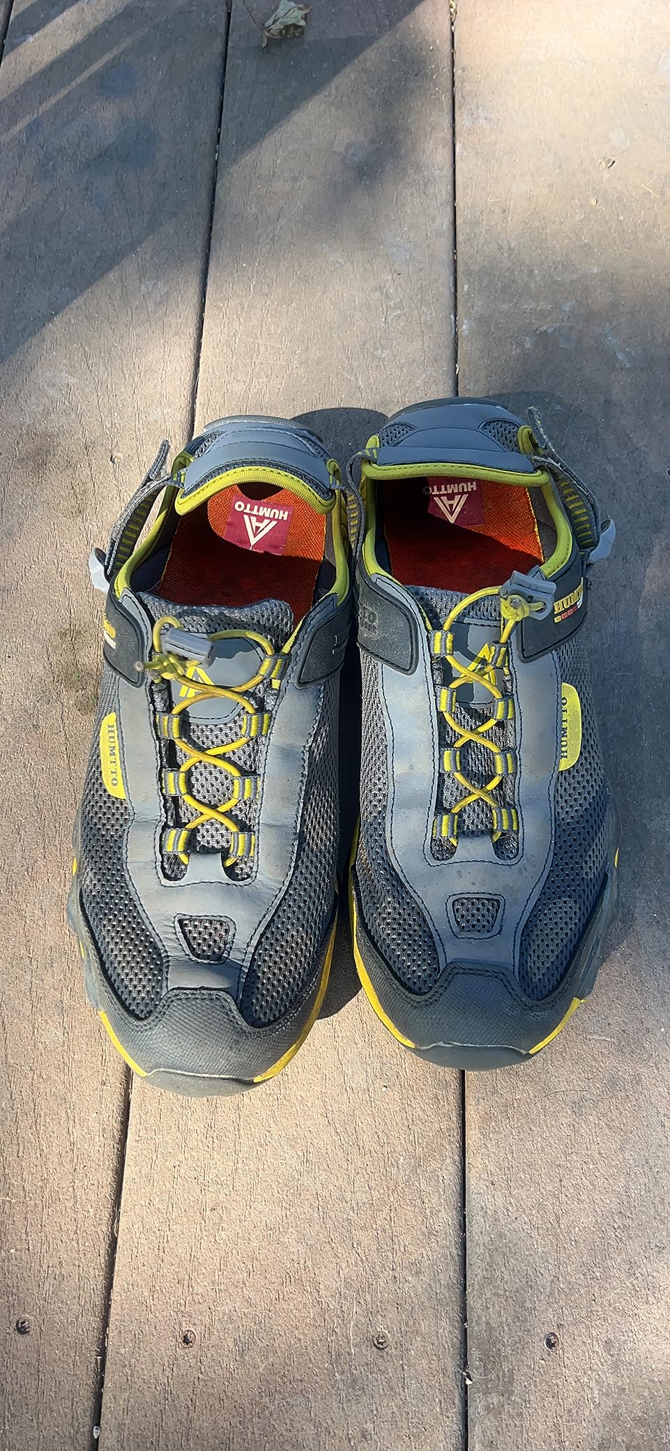HUMTTO water shoes final assessment showing wear after extensive testing