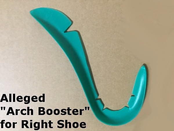 Orthofeet Edgewater sneaker side view showing knit upper construction and ergonomic sole design with rocker technology
