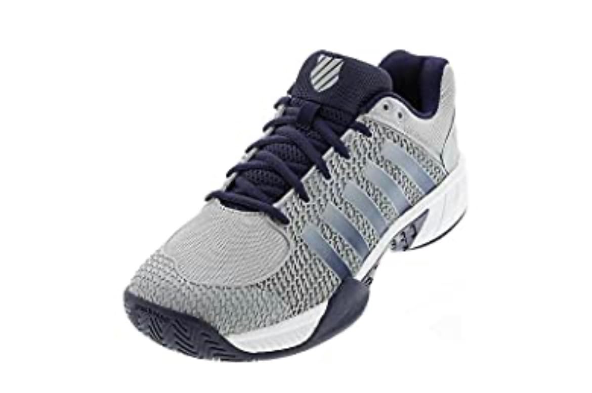 K-Swiss Express Light pickleball shoe on court action shot showing court grip
