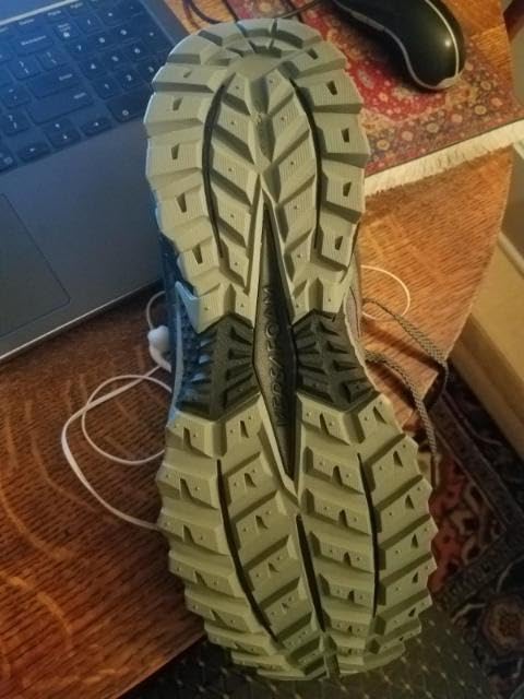 Detail of Excursion TR14 lacing harness and eyelet cord loops