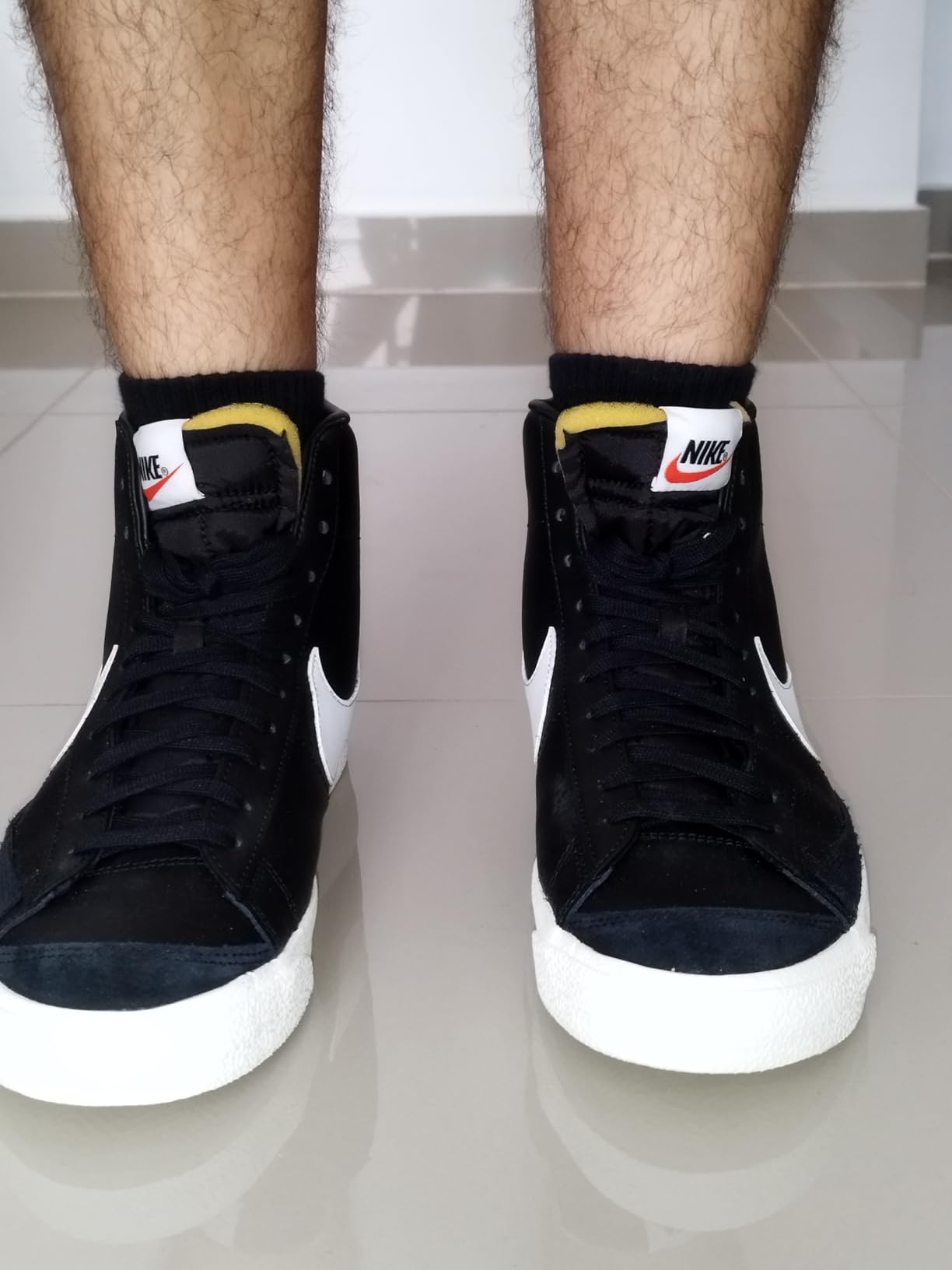 Nike Blazer Mid 77 Jumbo side profile showing reinforced construction and vintage swoosh design
