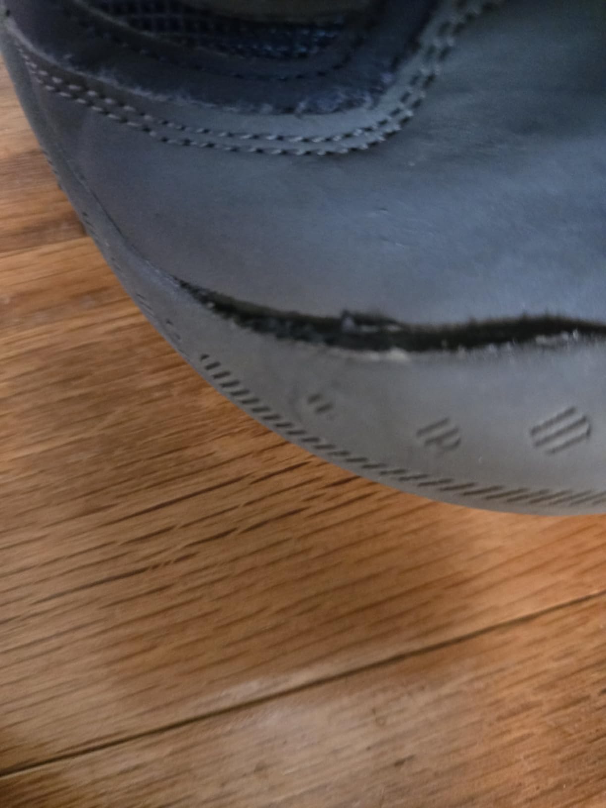 Final assessment photo of Mishansha kids hiking boots showing real-world wear patterns and durability results