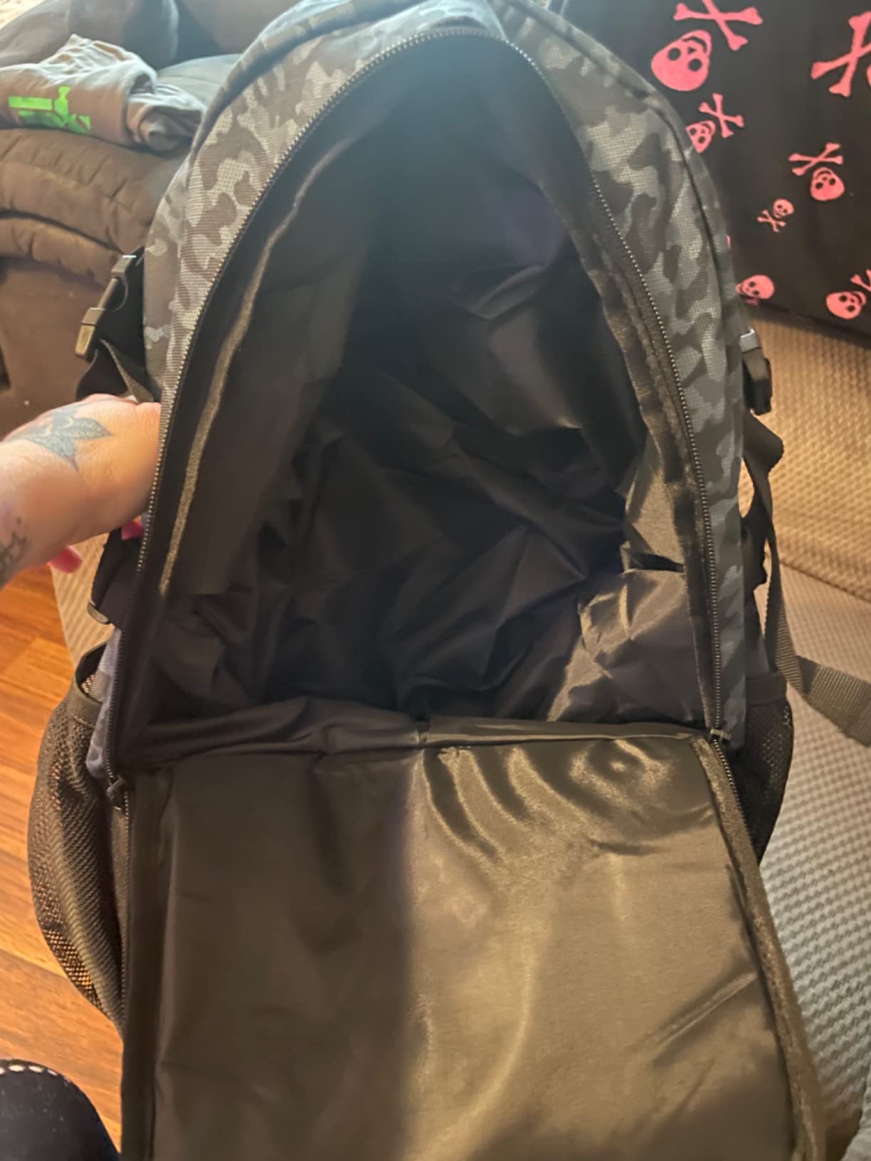 WOLT Basketball Backpack design details showing quality construction and finish