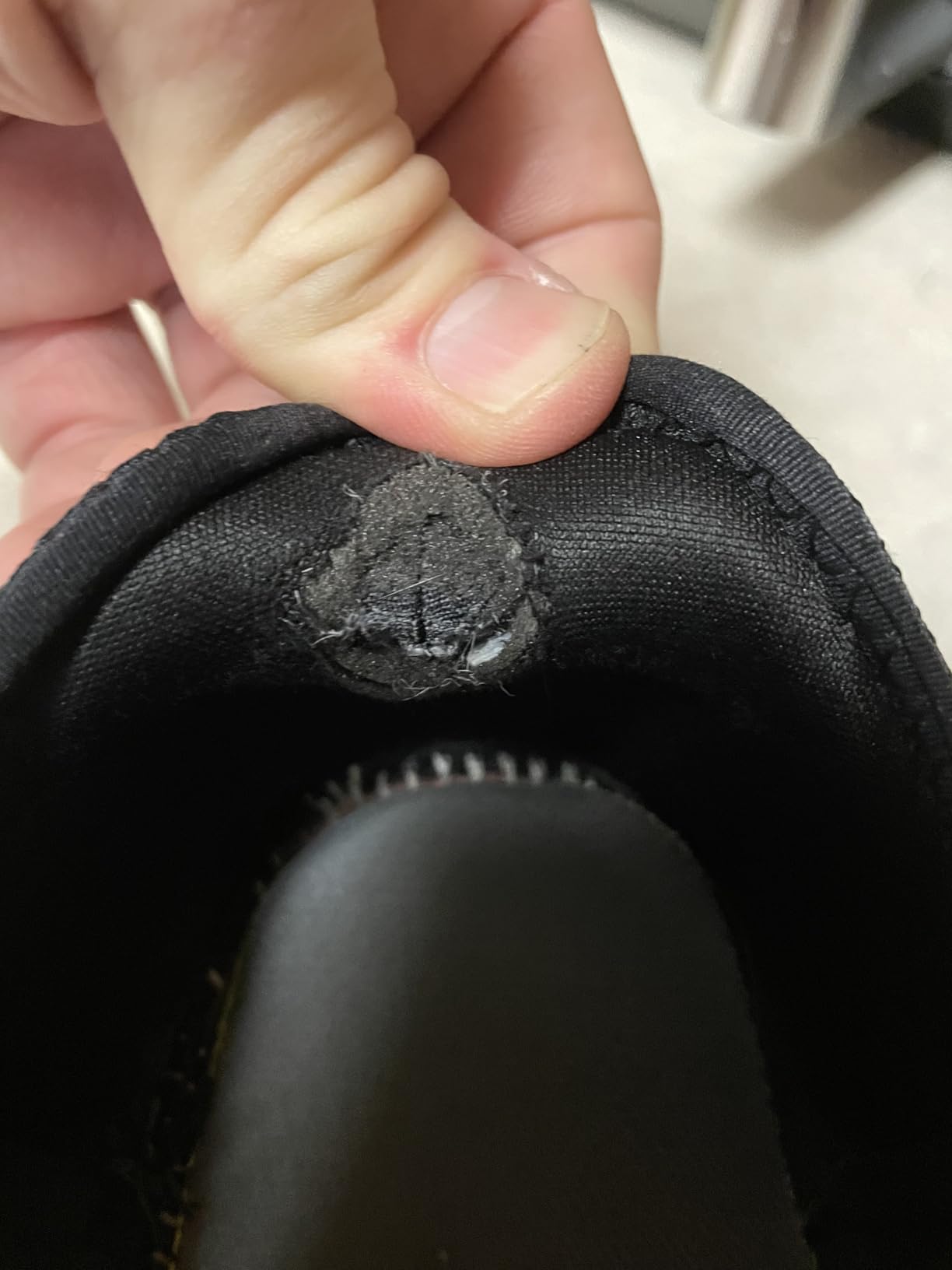 Comparison showing Skechers GoWalk Flex marketing claims versus real-world performance results