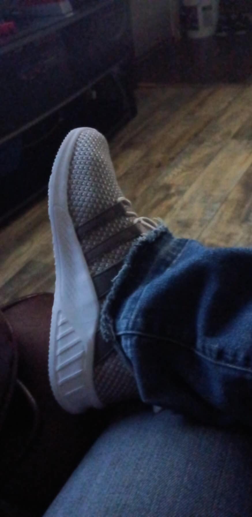 RUNSIDE Kids Tennis Shoes being worn during active playground use