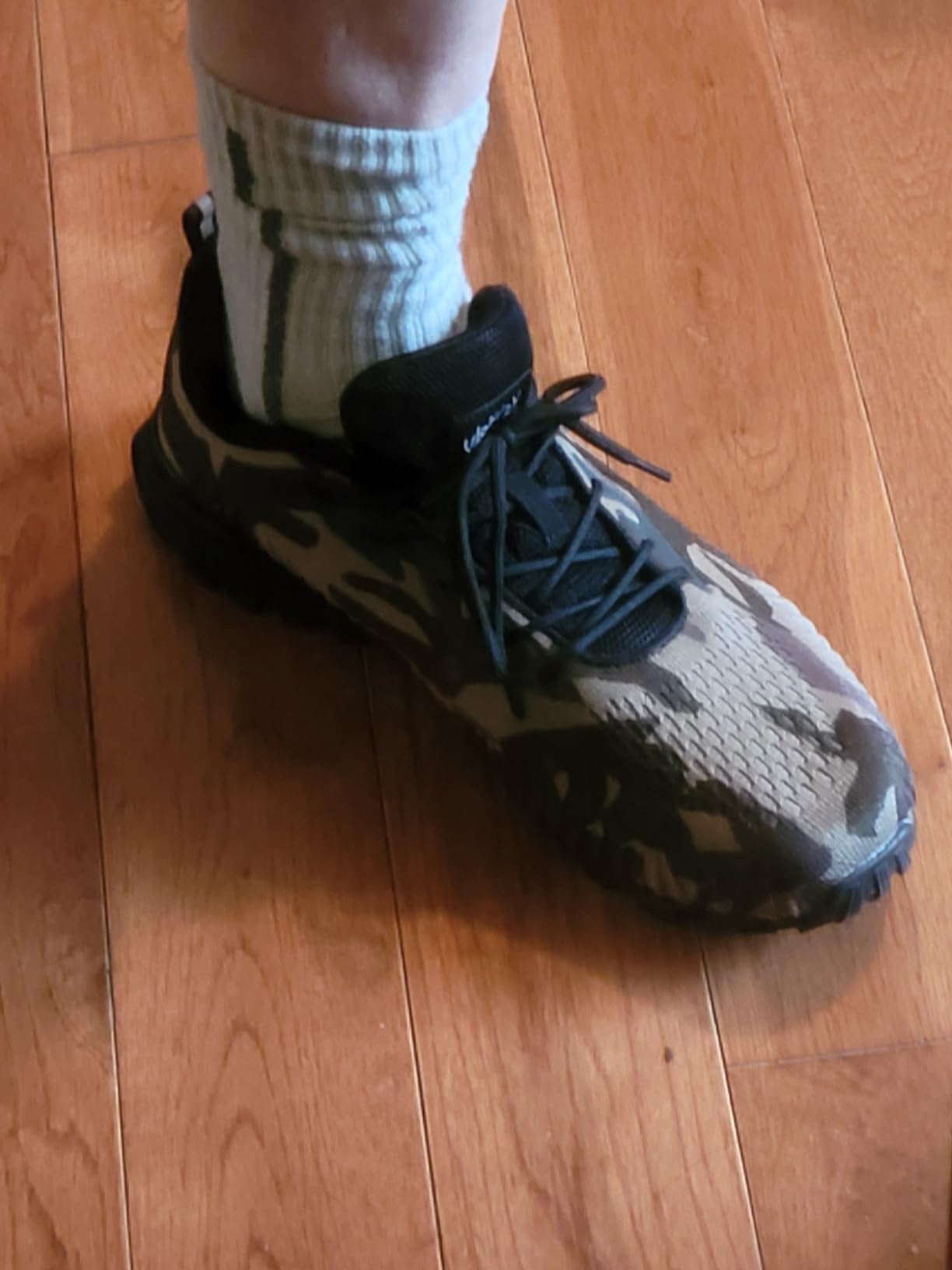 Side profile showing ankle collar design and overall shoe construction quality