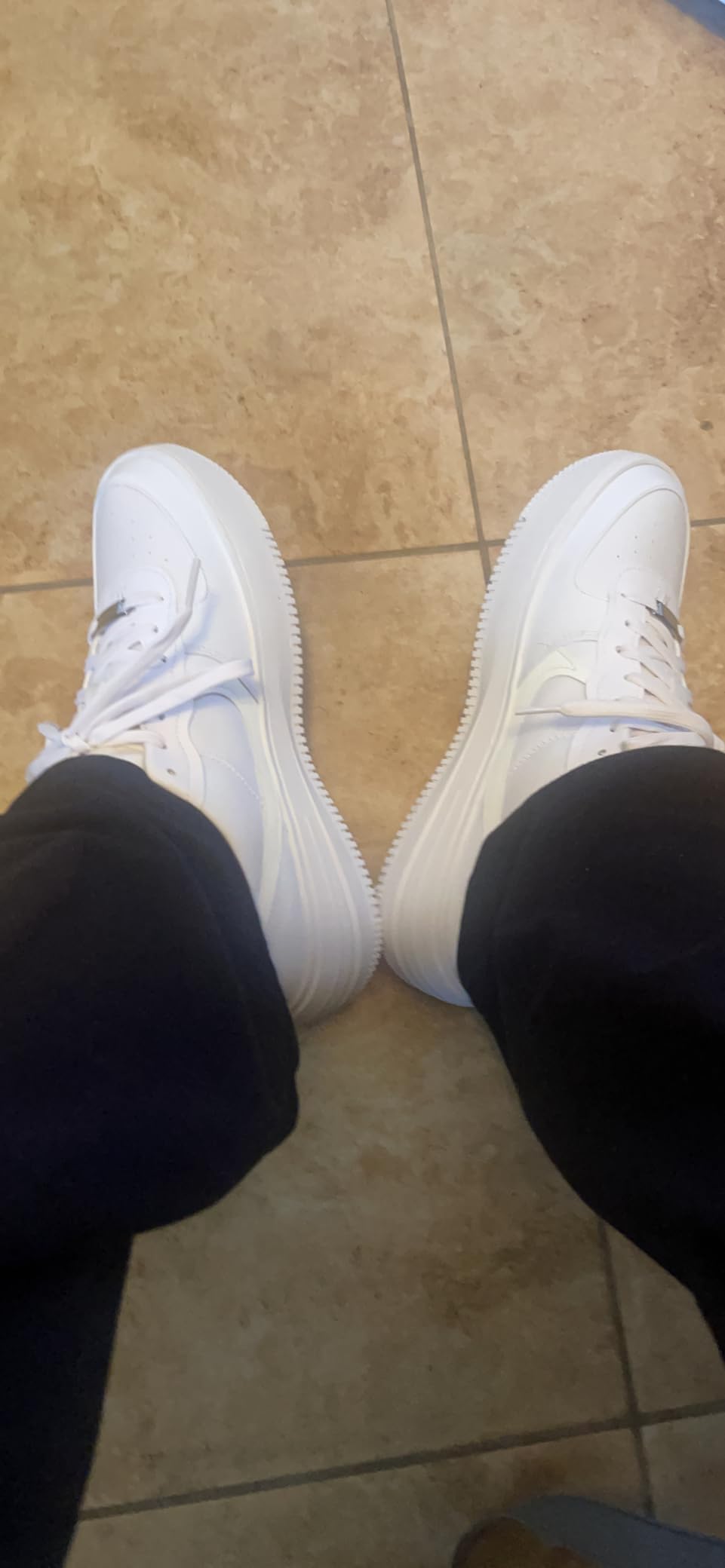 Nike Air Force 1 showing wear and versatility across different daily activities