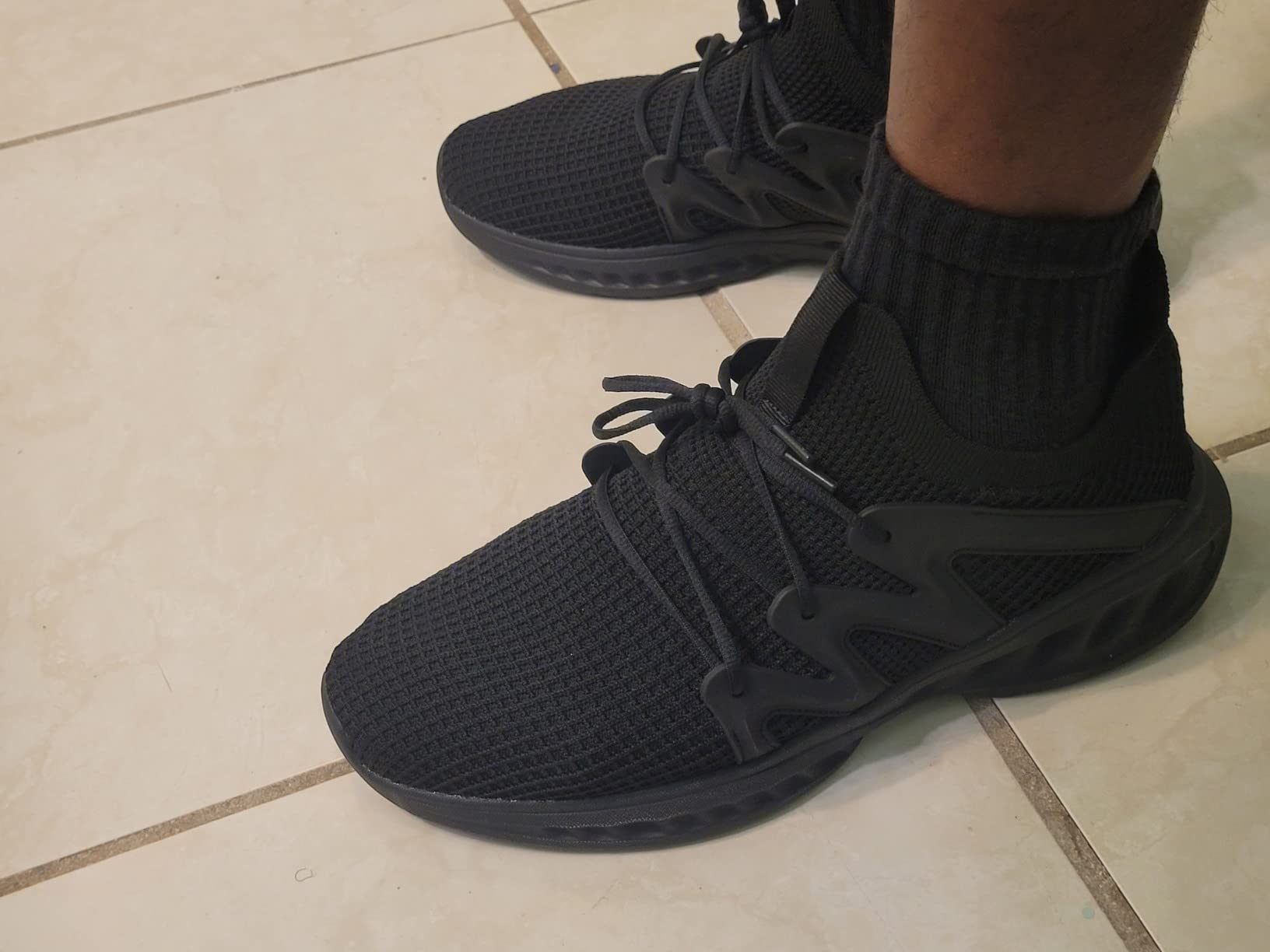 Top-down view highlighting breathable mesh construction and secure fit design